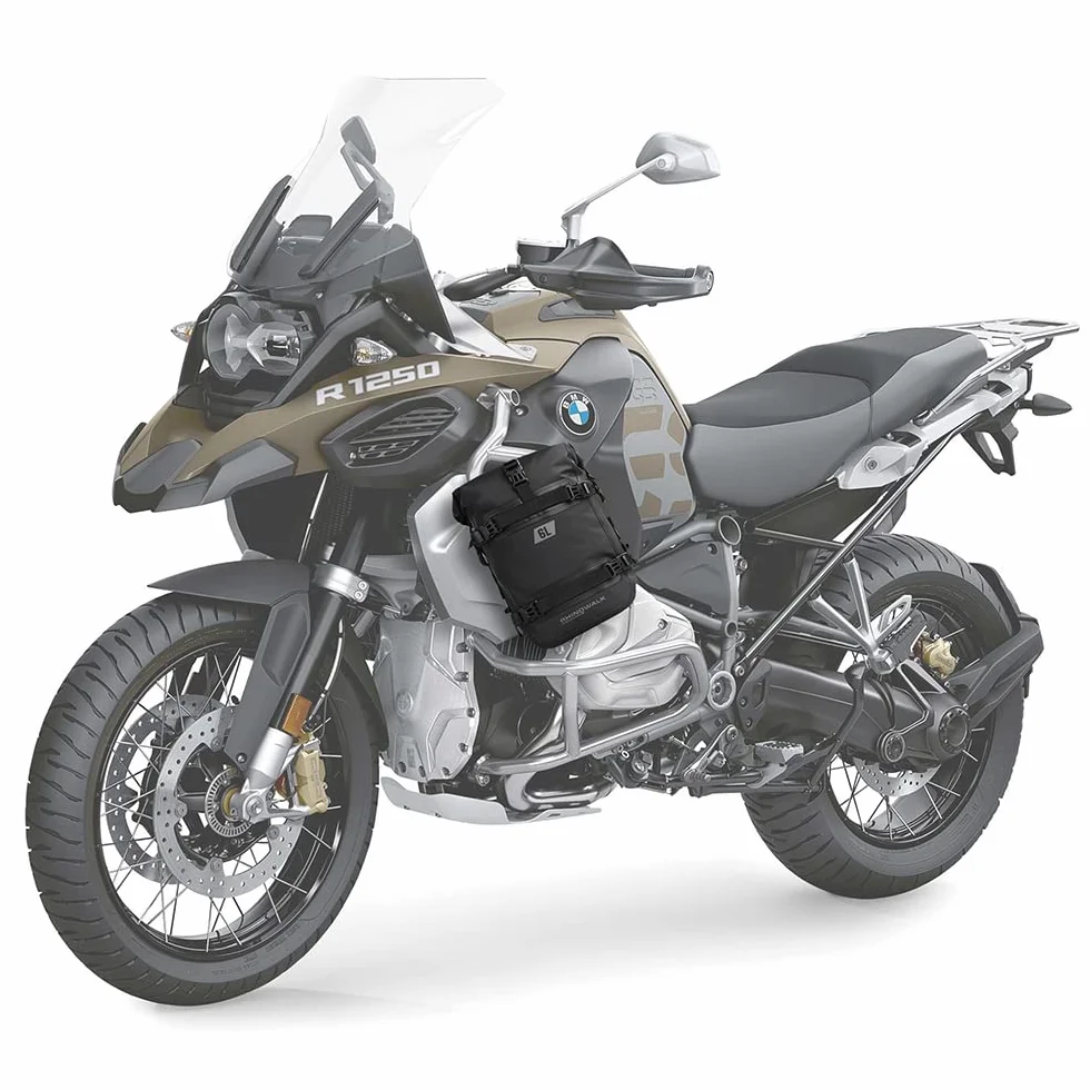 Rhinowalk Borsa multifunzione per moto 6L nero