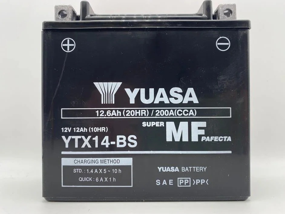 Yuasa YTX14-BS Batteria di ricambio per BMW R 1200 GS ADV 2006