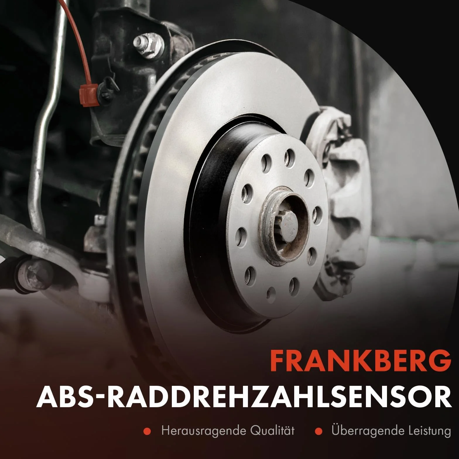 Frankberg 2x Sensori Velocità Ruota Sensore ABS 2-Poli Compatibile con C5 III Break RW 508 SW I 8E 407 SW 6D 6E 407 6D C5 III RD Replace# 9670055080