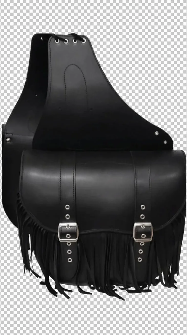 Shop Bikers Coppia borse a bisaccia grande mississippi con frange in pelle per moto custom o cavalli - Vera Pelle artigianale 100% - Made in Italy - Robuste, resistono alle intemperie