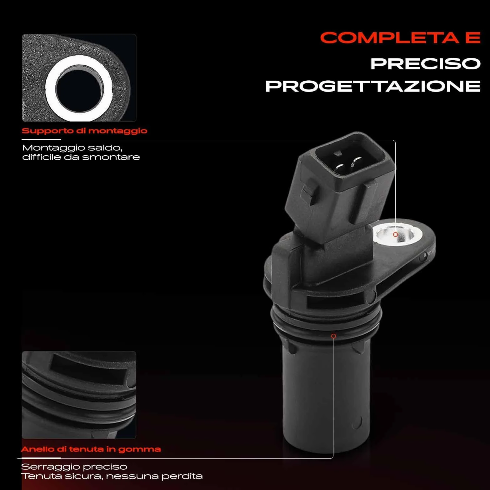 Frankberg Posizione dell'albero Motore Sensore dell'albero Motore 2-Poli Compatibile con City-Coupé 450 Cabrio 450 Fortwo Coupé 450 Colt CZC Cabriolet RG Colt VI Z2A Z3A Replace# 0015145V00100000