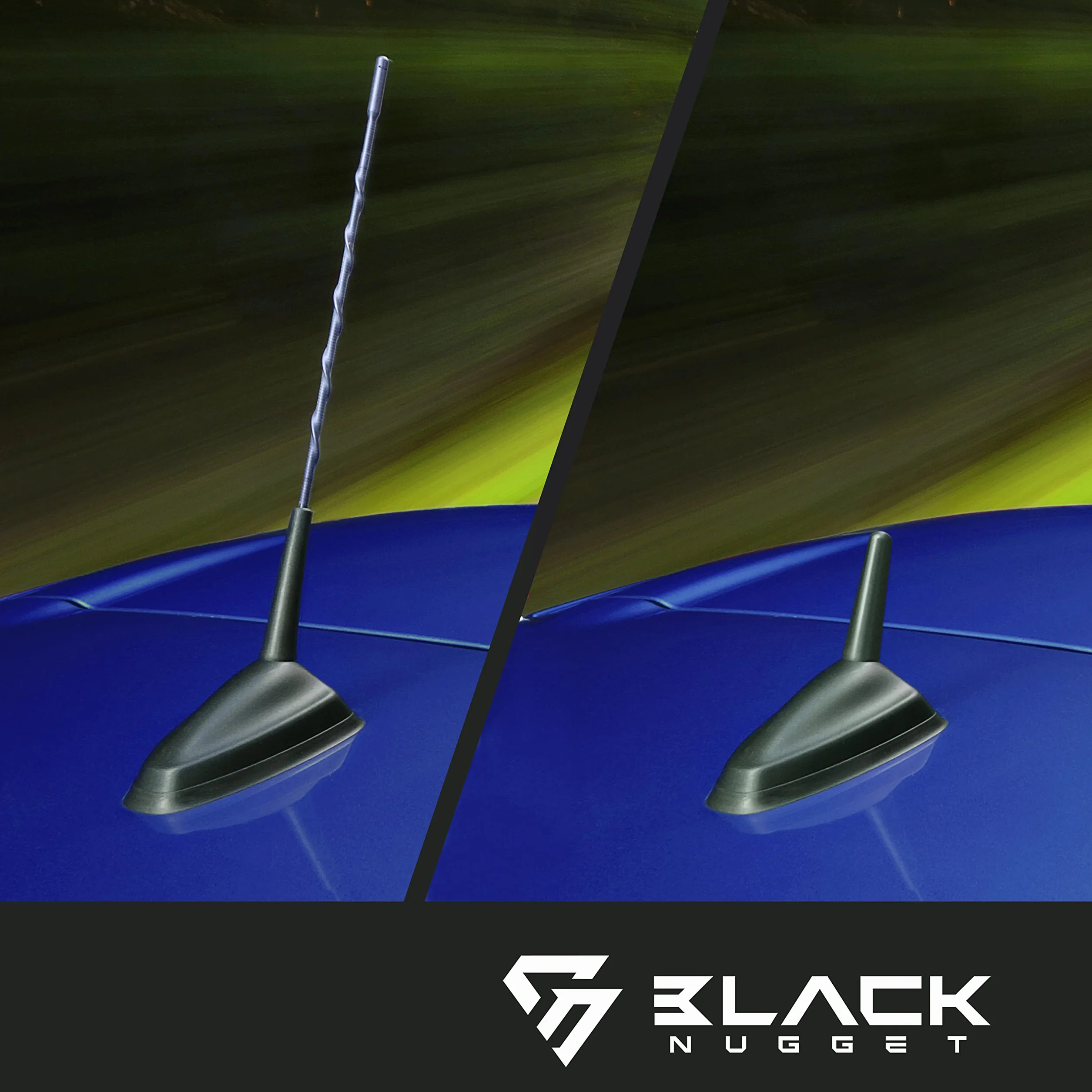 BlackNugget Antenna corta universale per tettuccio auto 3 cm AM FM