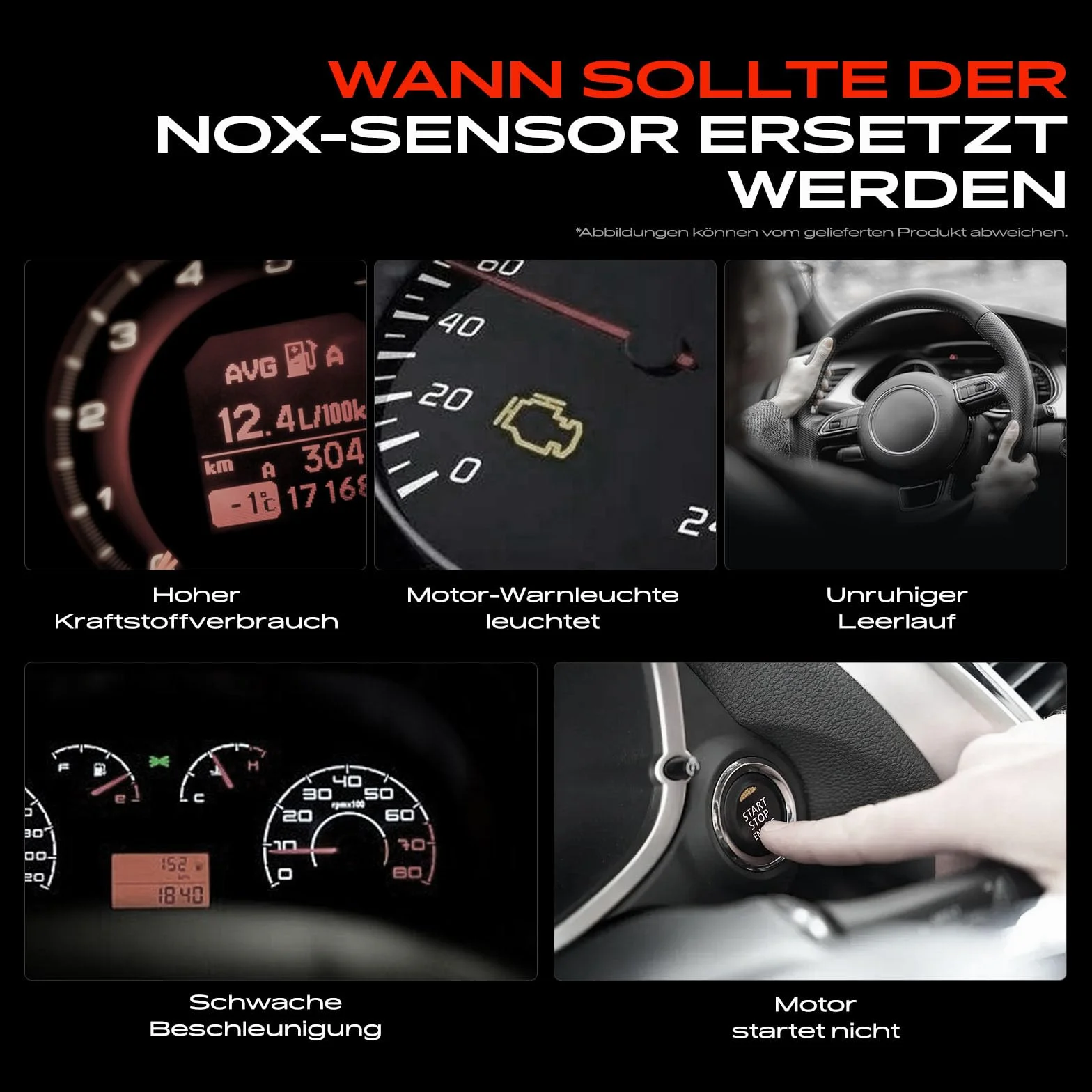 Frankberg Sensore di ossigeno a 5 poli Compatibile con BMW Serie 3 F31, Serie 1 F20/F40, 2 Active Tourer F45, 4 Gran Coupé F36