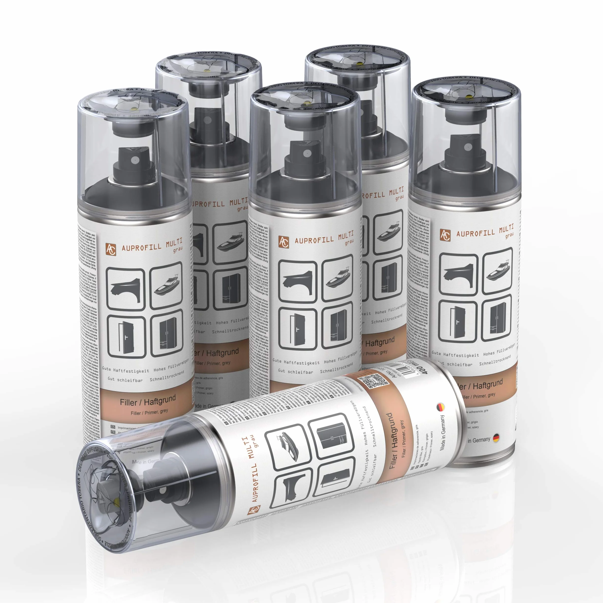 AUPROTEC Auprofil Multi Filler Base Adesiva Grigio 400 ML