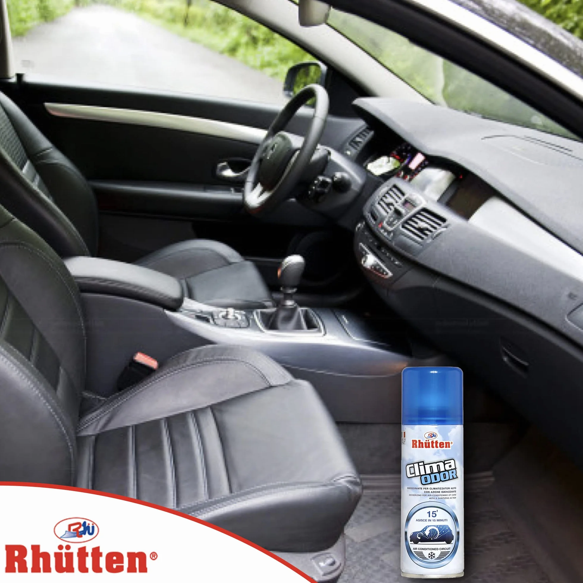 Clima Odor Detergente Igienizzante e Disodorante per Clima Auto, 175ml