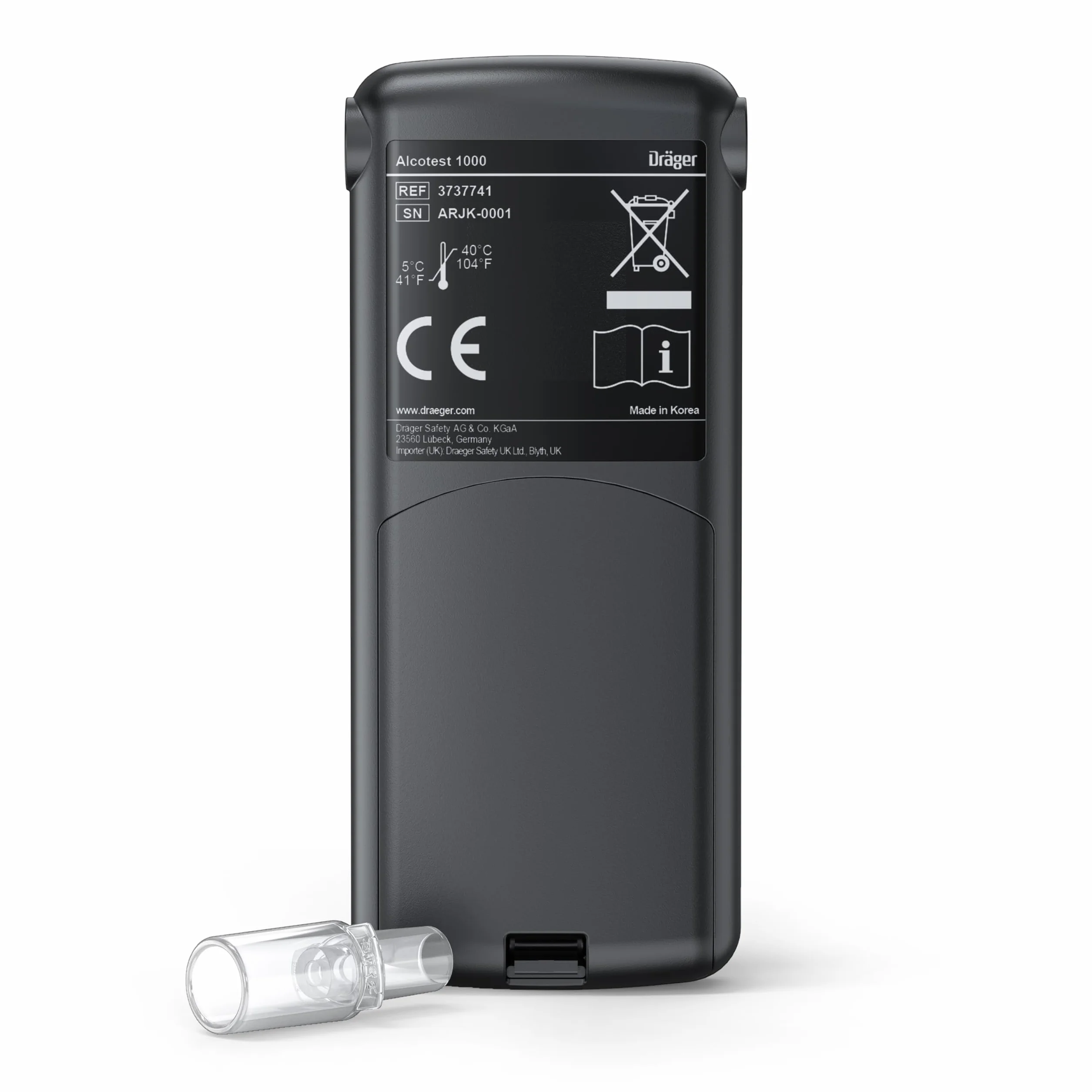 Dräger Alcotest 1000 Etilometro Digitale Portatile Misurazione Veloce