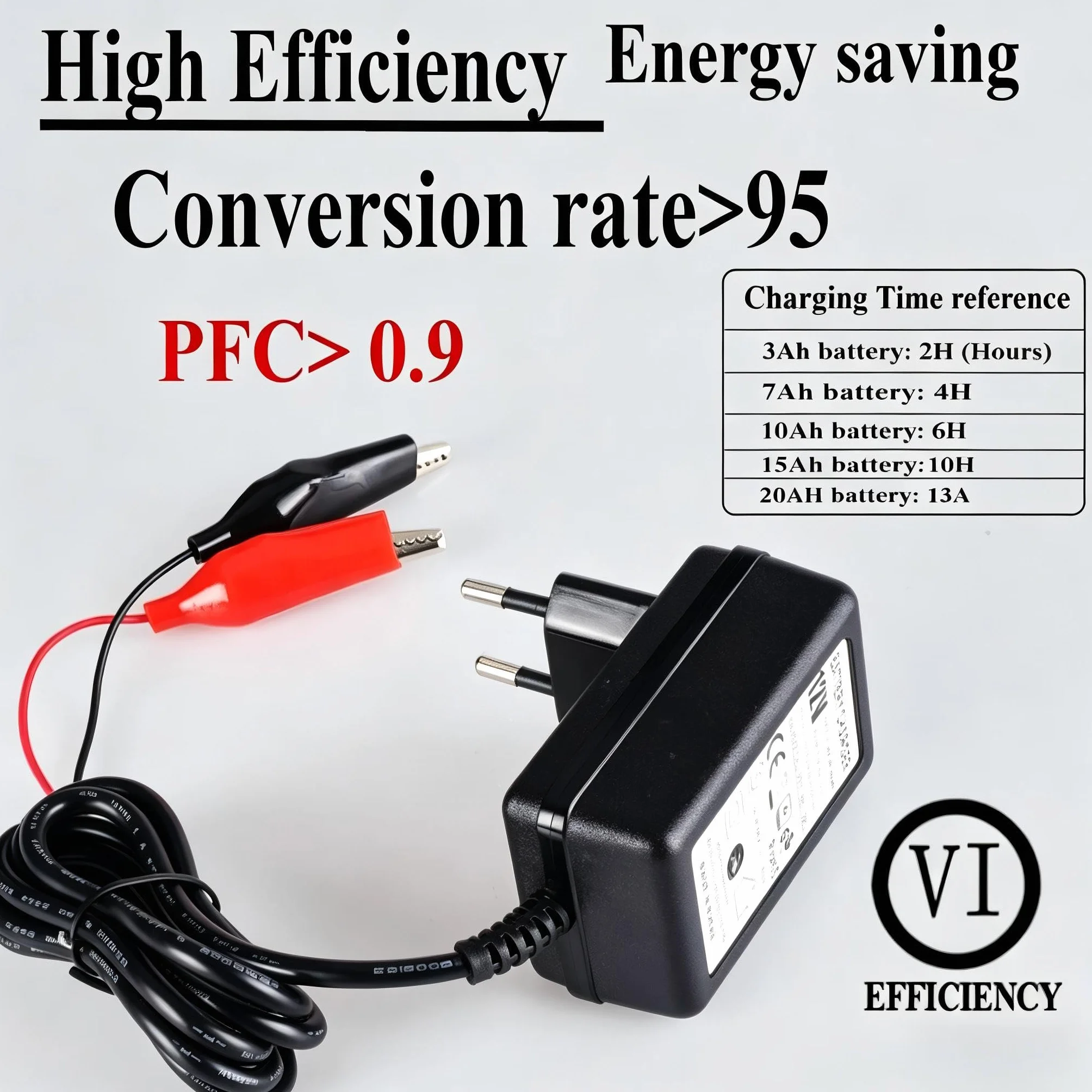 Caricabatteria Auto 12V 1500mA Multi Protezioni Caricatore Intelligente Automatico per Batteria al Piombo Acido