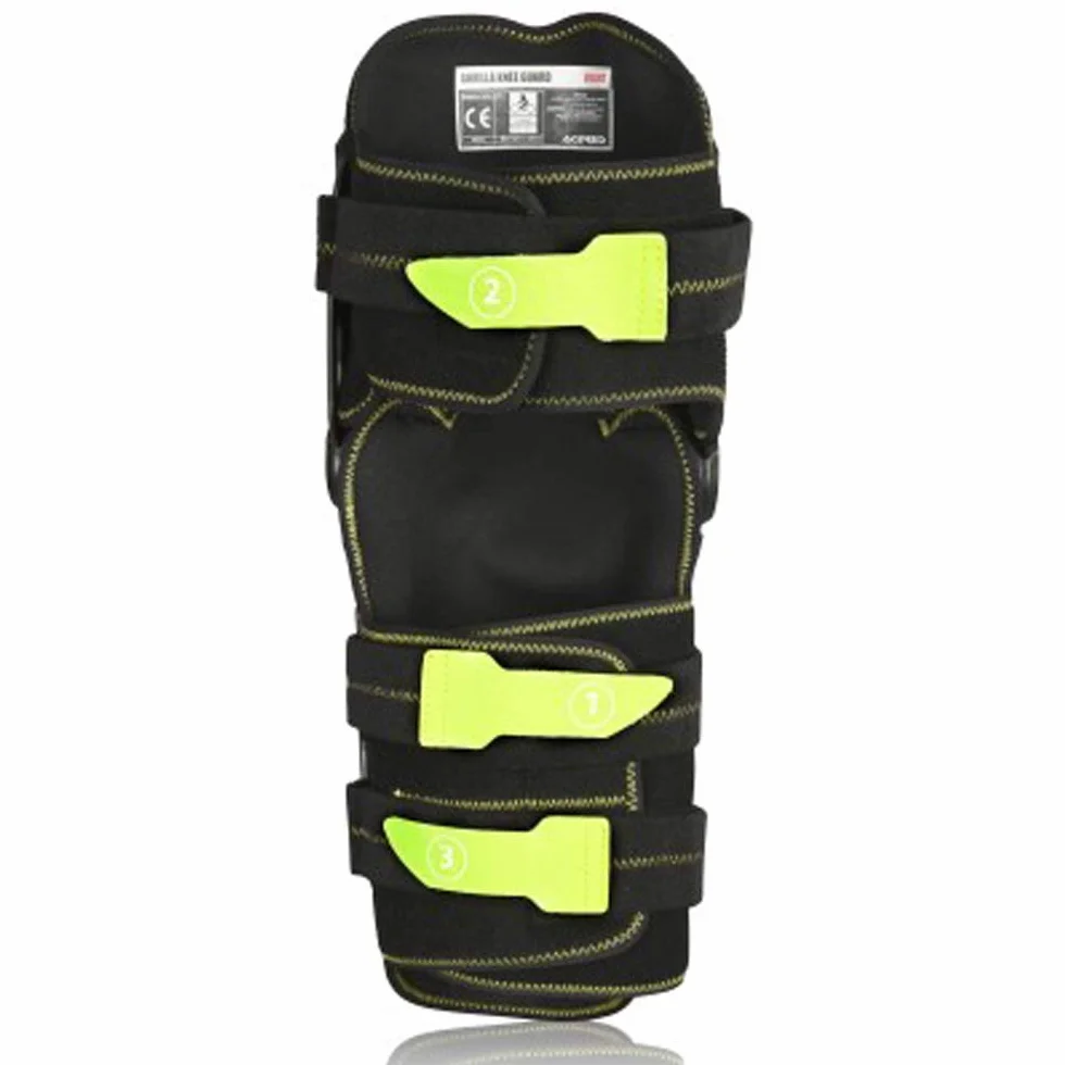 Acerbis Gorilla - Ginocchiere per ginocchio, colore: Nero/