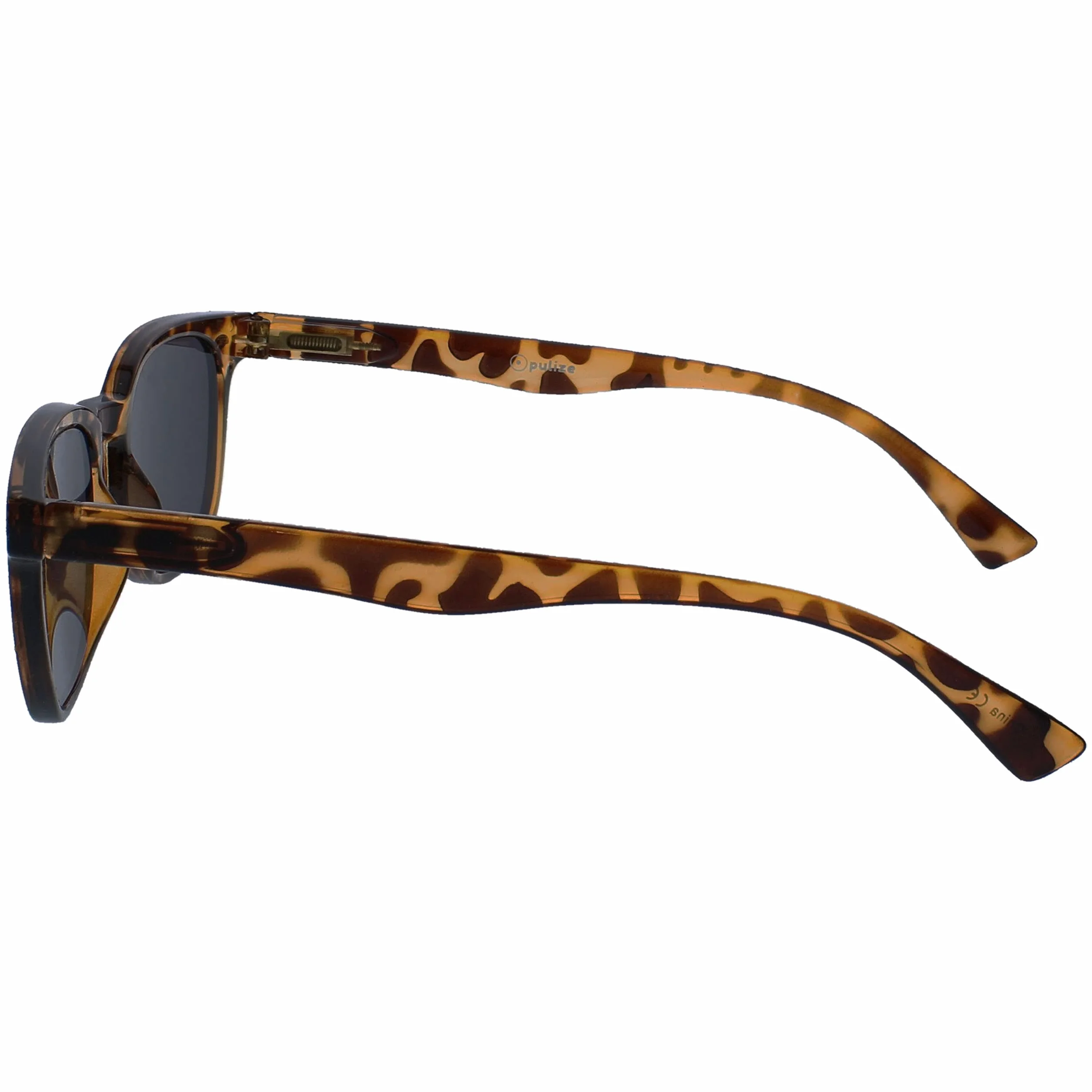 OPULIZE Occhiali Da Lettura Marrone Tartaruga UV400 Stile Gregory Peck +2,50