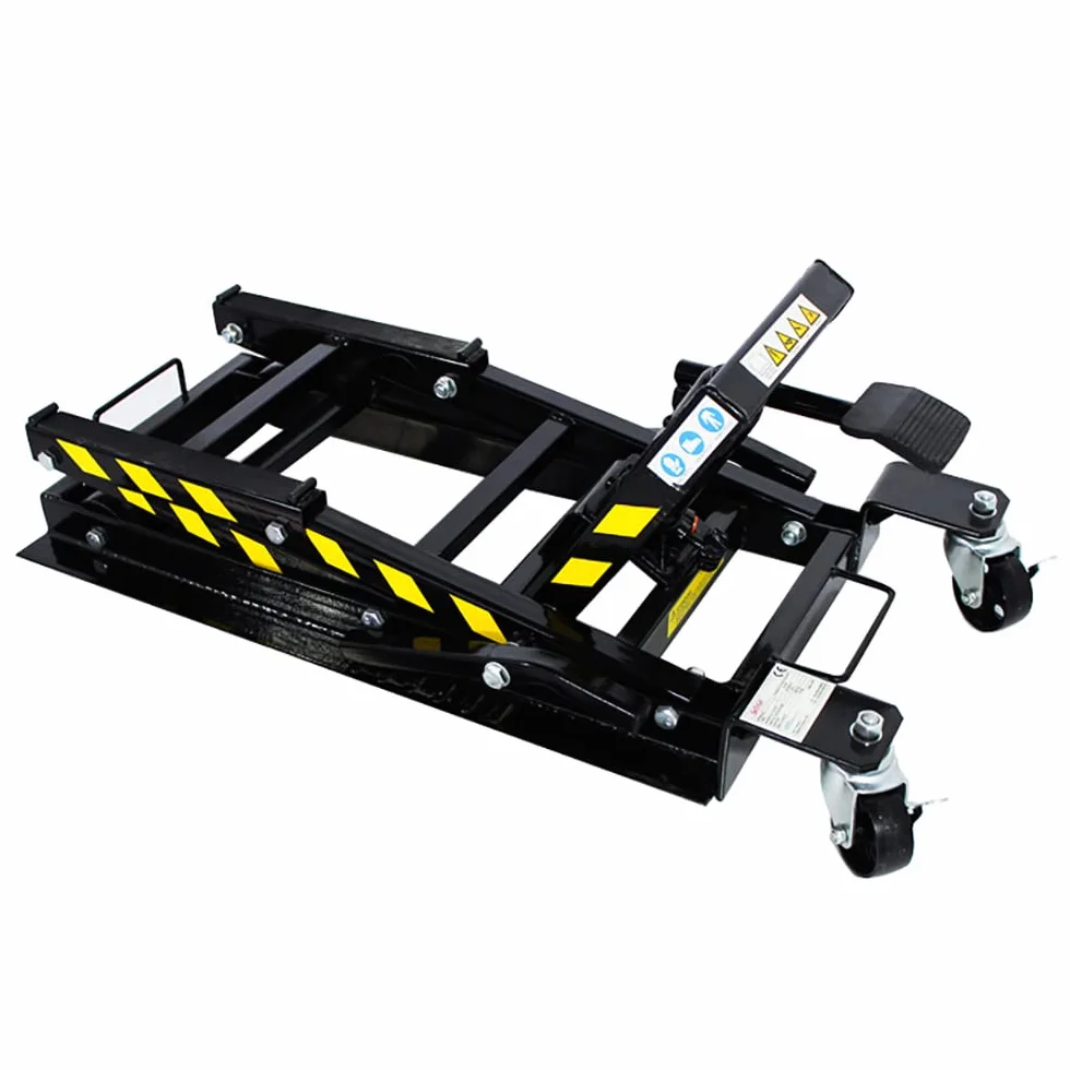 SOGI mod. SL-50 PONTE SOLLEVATORE IDRAULICO MOTO QUAD 680 Kg. TRASPORTABILE CARRELLO CAVALLETTO