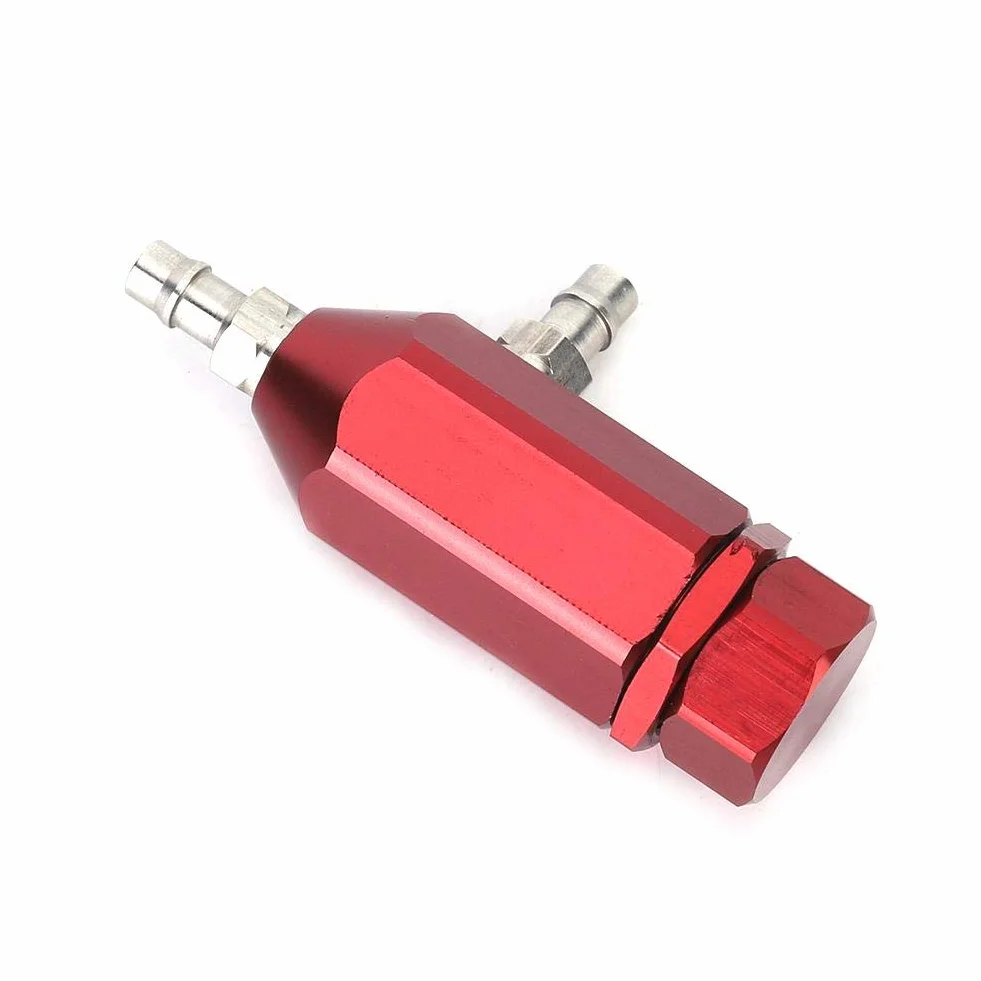 Controller Turbo Boost, Qii lu Regolatore per turbocompressore per auto, Regolatore boost PSI universale 1-30psi a ciclo chiuso regolabile manualmente(Rosso)