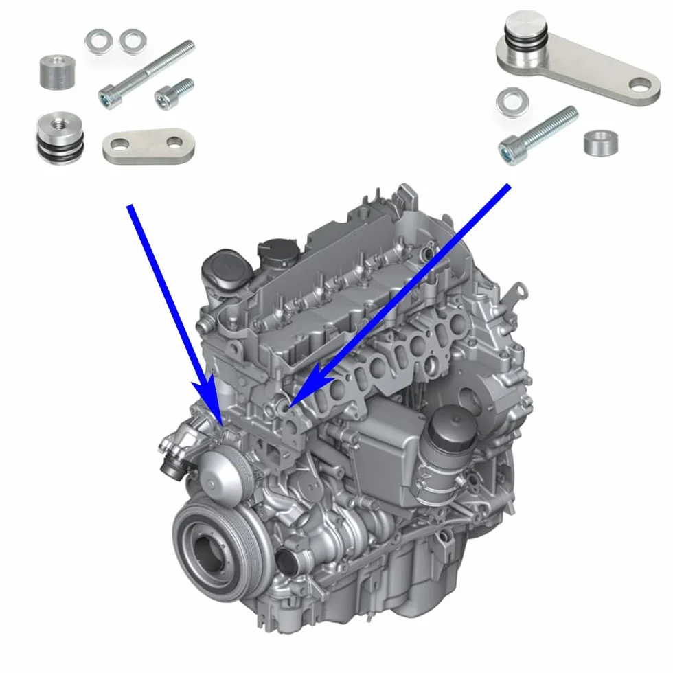 Valvola EGR + Kit Eliminazione Radiatore EGR per motori Diesel BMW 2.0 N47N N47S1
