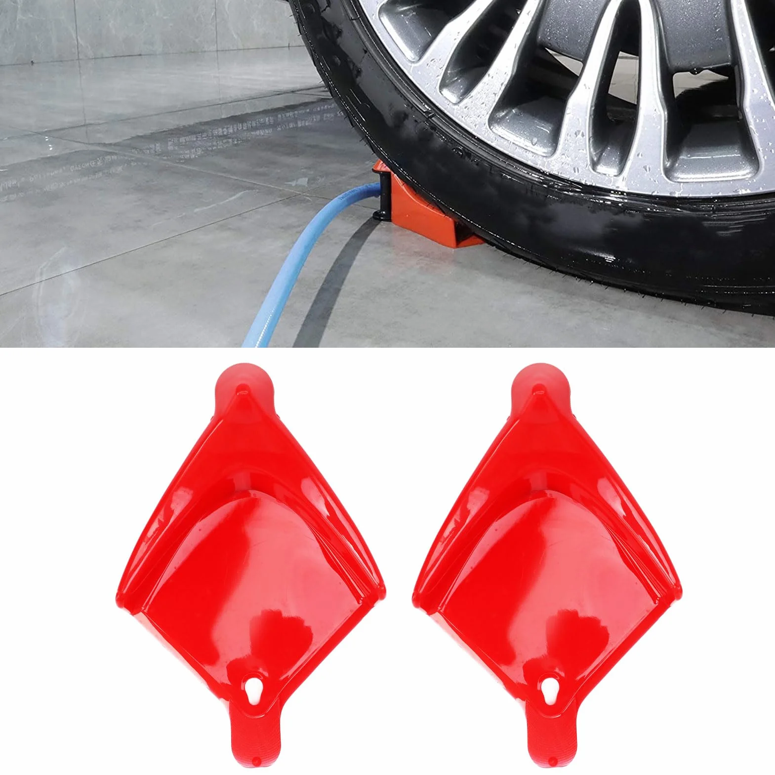 Guida Per Tubi Per Auto da 2 Pezzi, Strumenti Per La Pulizia dei Dettagli Dell'auto Guide Per Tubi Per Il Lavaggio Dell'auto, Rullo Per Tubi Per Pneumatici Che Impedisce al Tubo Dell'autolavaggio Bloc