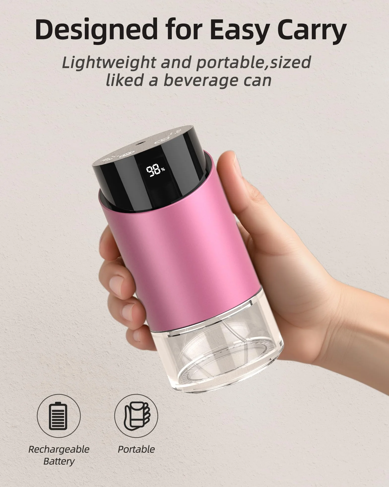 Diffusore di oli essenziali 100 ml, diffusore profumo auto per casa grande spazio, 4 timer, 3 livelli di nebbia