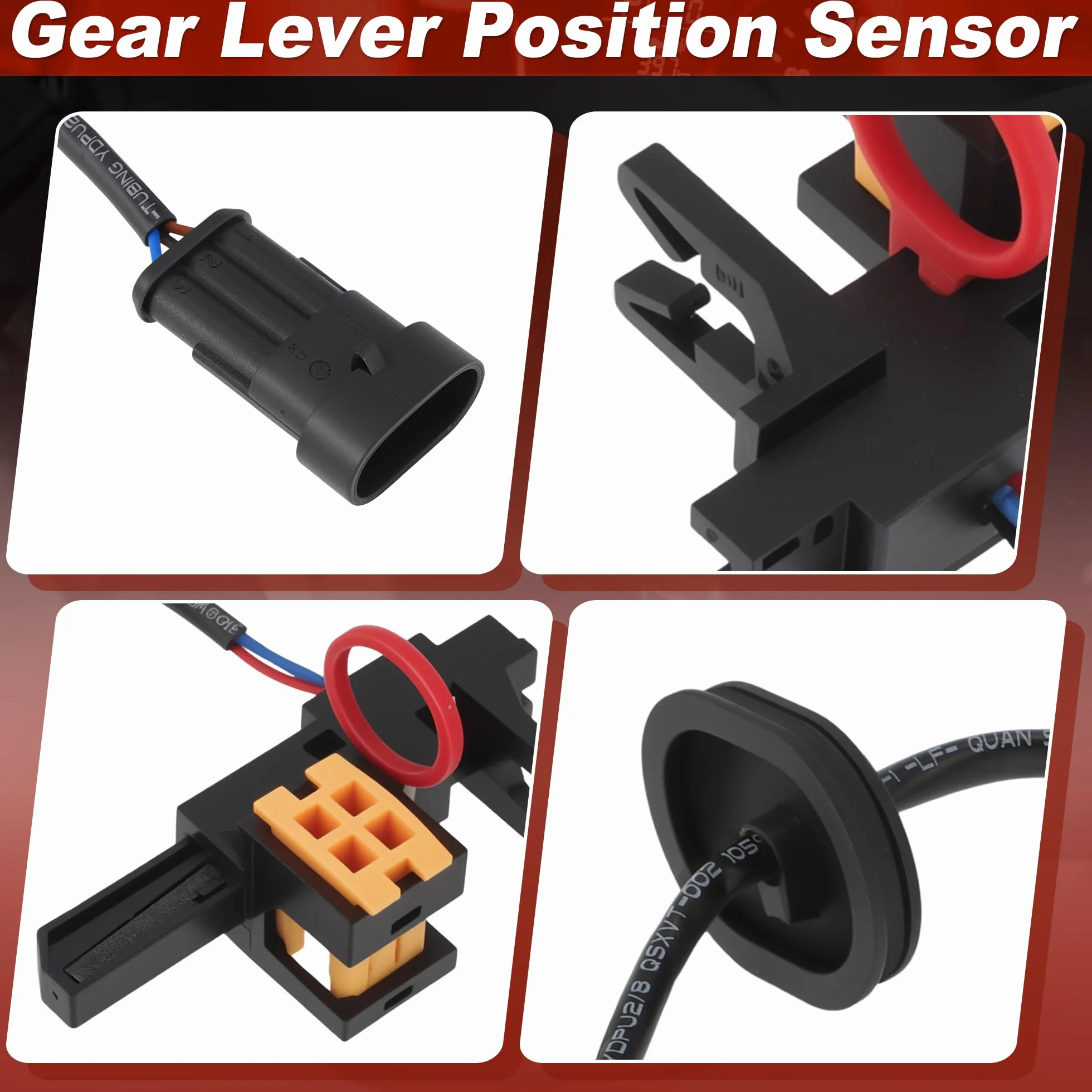 Sensore Di Posizione Leva Cambio Start Stop per Alfa Romeo Giulietta 940 2010-2020 Solo Modelli Manuali Sensore Posizione Leva Cambio 3 Pin 55228312/0055228312