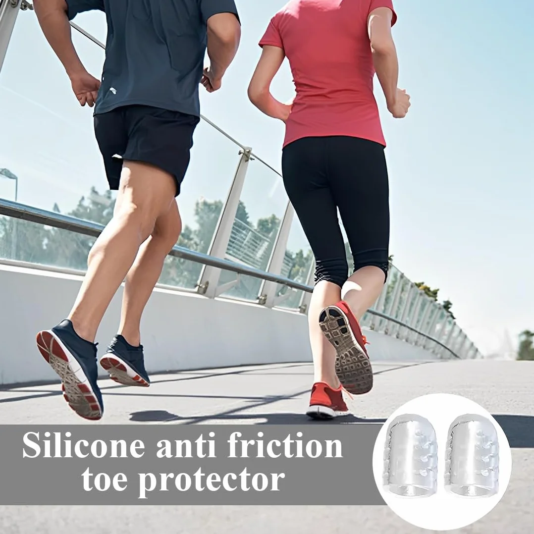60 Pezzi Protezione Dita Piedi in Silicone, Protezione Mignolo Piede, Separatore Dita Piede Antifrizione