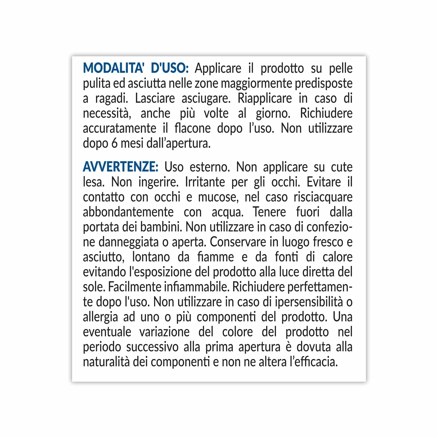 Gel Ragadi e Geloni Mani e Piedi 7ml, Resistente all'Acqua, Effetto Rigenerante, 80 Applicazioni