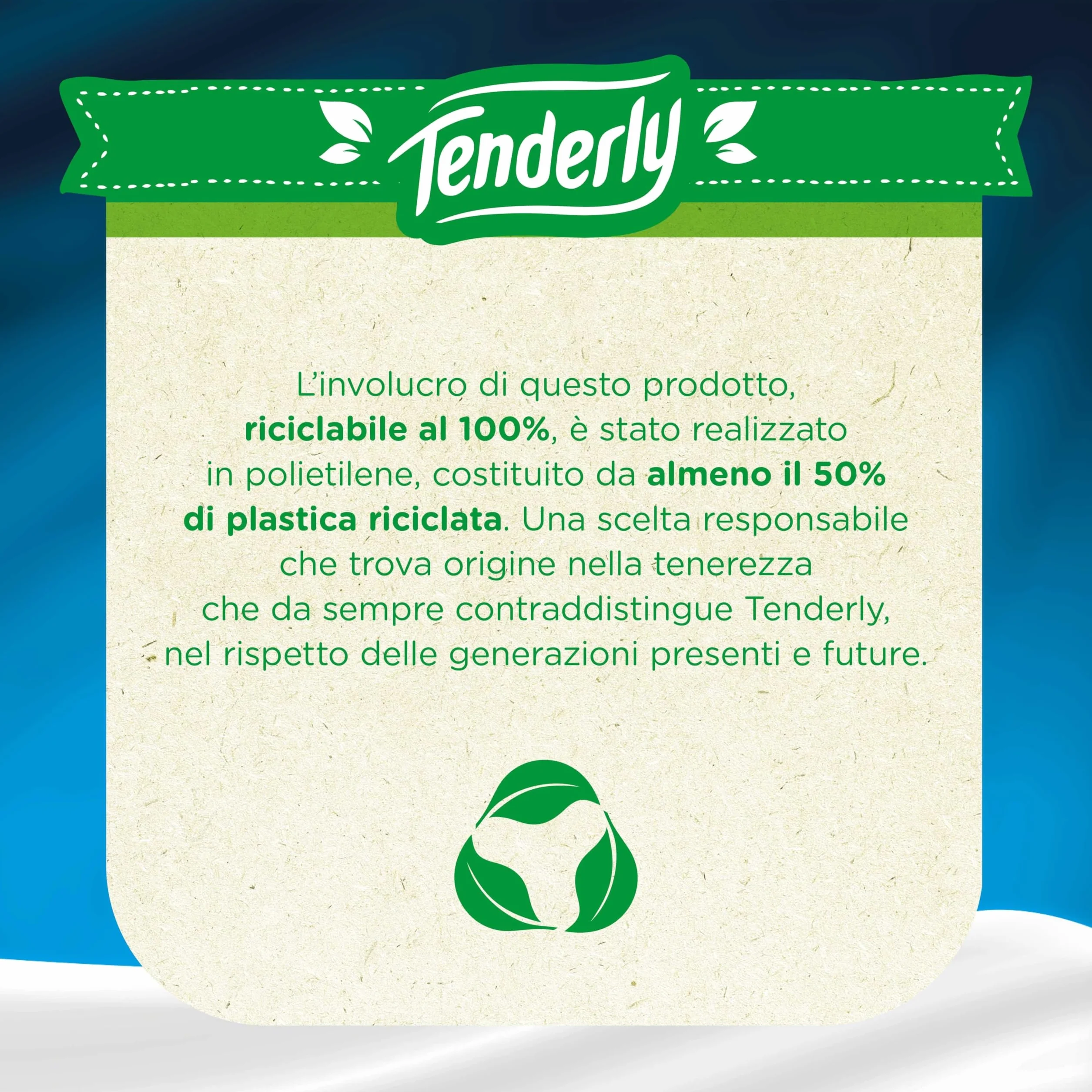 Tenderly Carezza di Latte Carta Igienica 2 Veli 6 Rotoli Fibre 100% Naturali di Latte Made in Italy