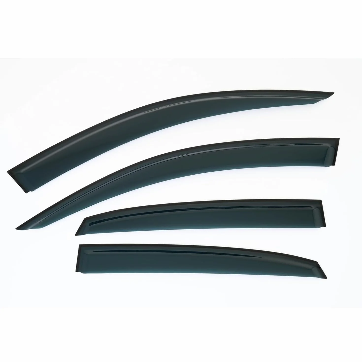 4 deflettori d'aria compatibili con Toyota Corolla Hatchback Hybrid (E210) 5 porte 2018 2019 2020 2021 2022 2023 2024 2025 Parapioggia Parasole Scudi Meteo