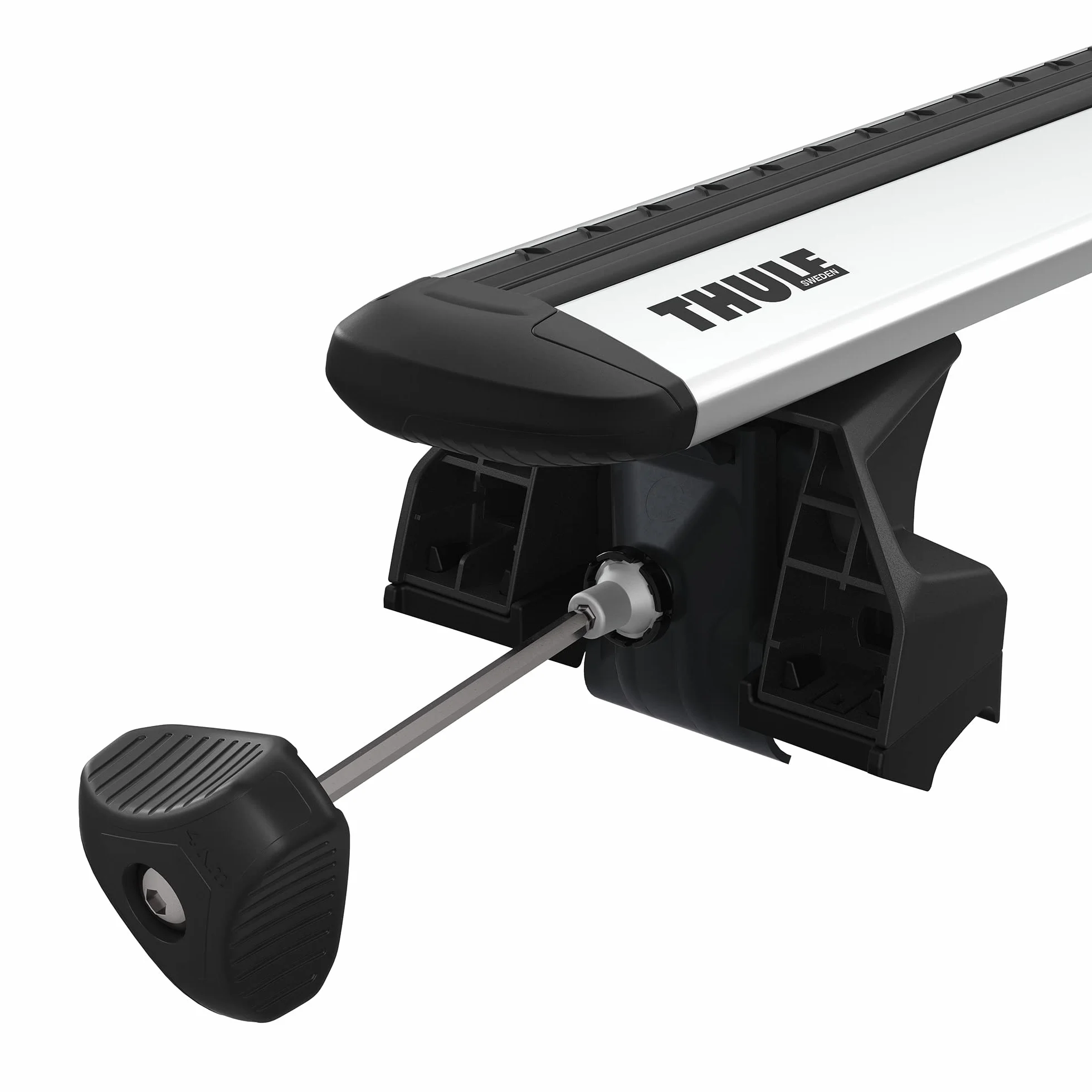 Thule Evo Flush Rail Piede Per Veicoli Confezione Da 4 Nero