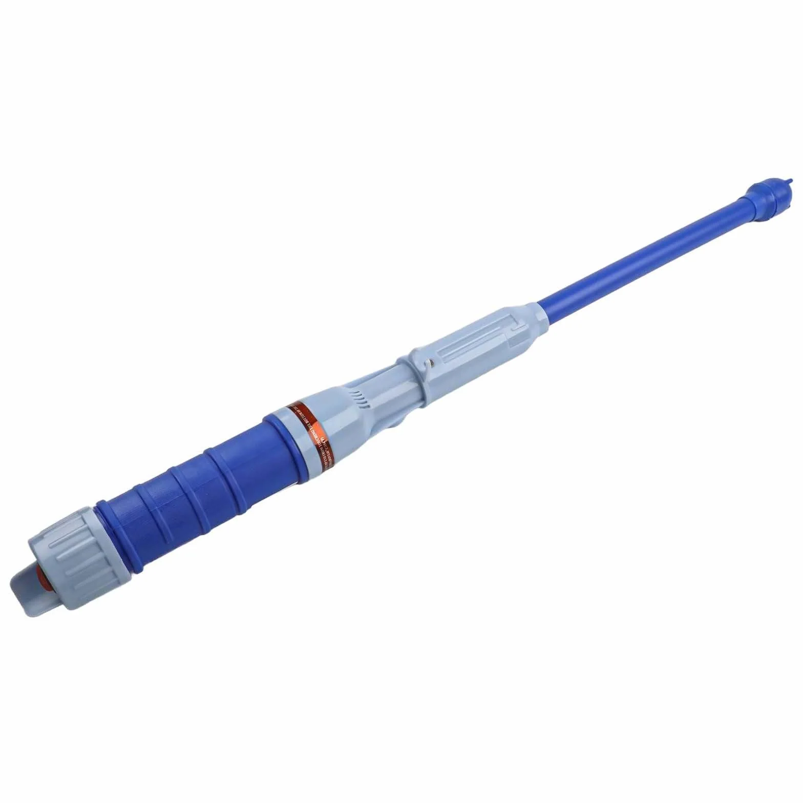 Pompa elettrica a batteria trasferimento liquidi sifone acqua olio carburante tubo 62 cm portatile blu