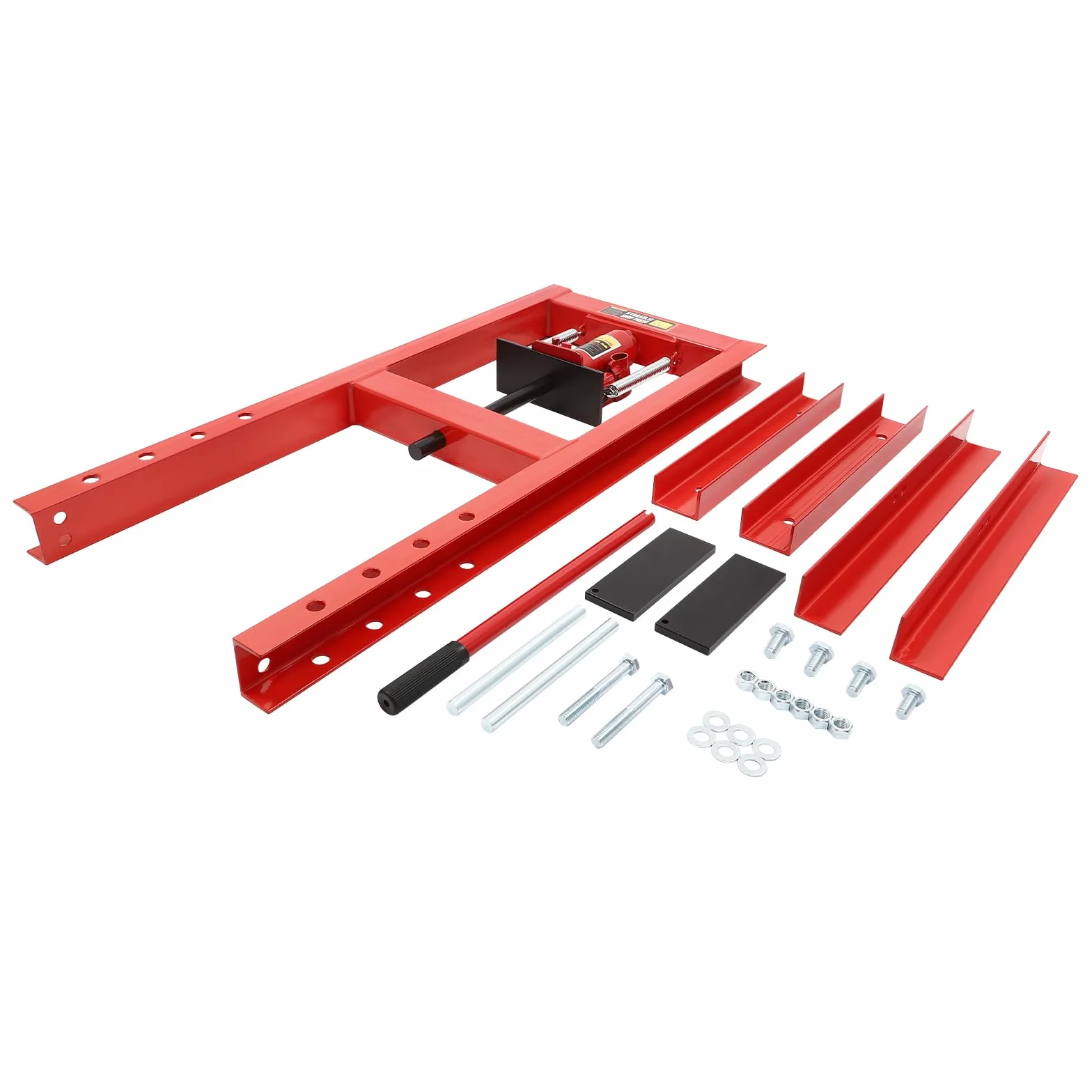 Pressa da officina idraulica 6T 125 mm acciaio al carbonio manuale per cuscinetti boccole auto