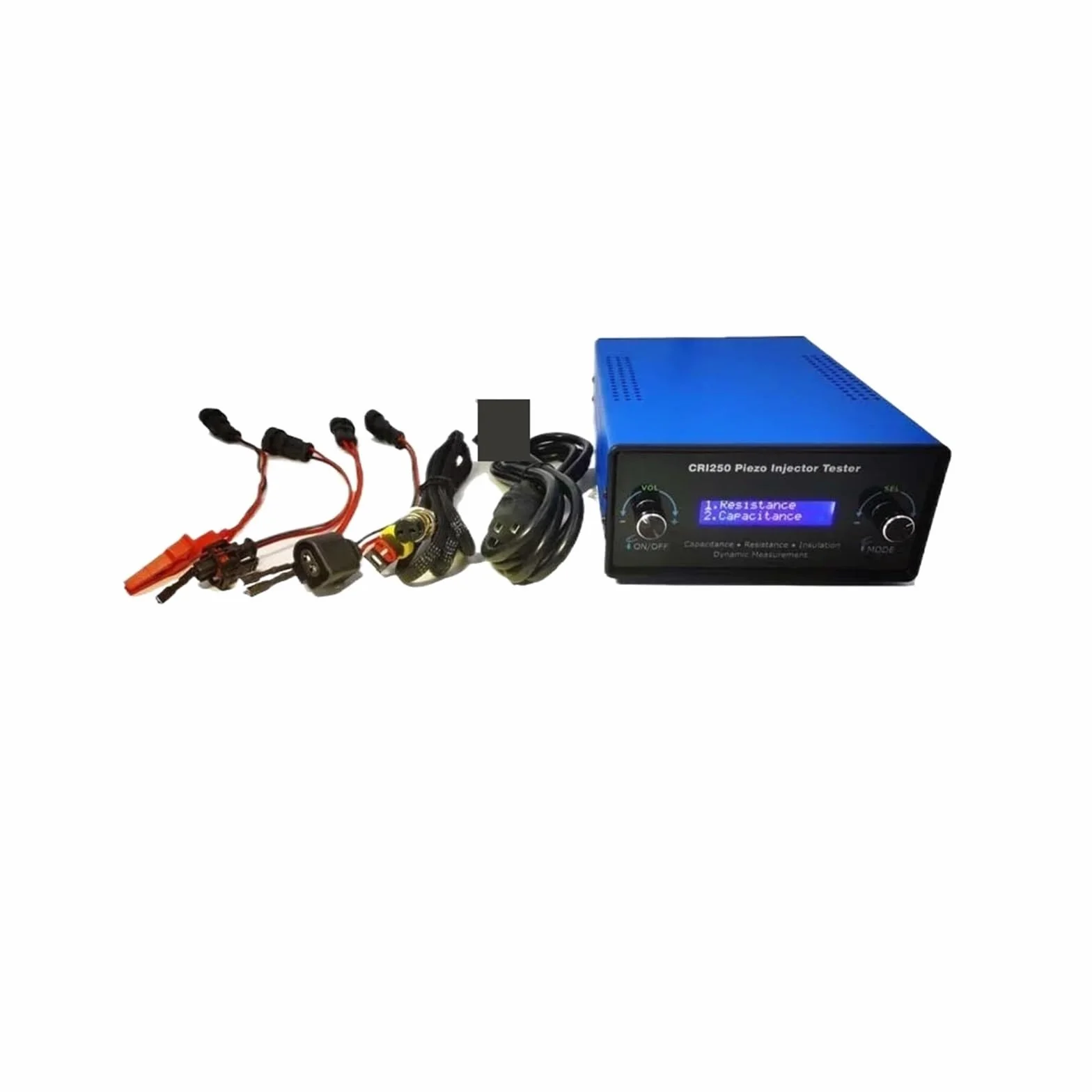 Tester per iniettori CRI250 Tester del flusso d'aria 'iniettore Common Rail piezoelettrico for test di resistenza, capacità, resistenza di isolamento AHE Prova di pressione di apertura, prova di tenut