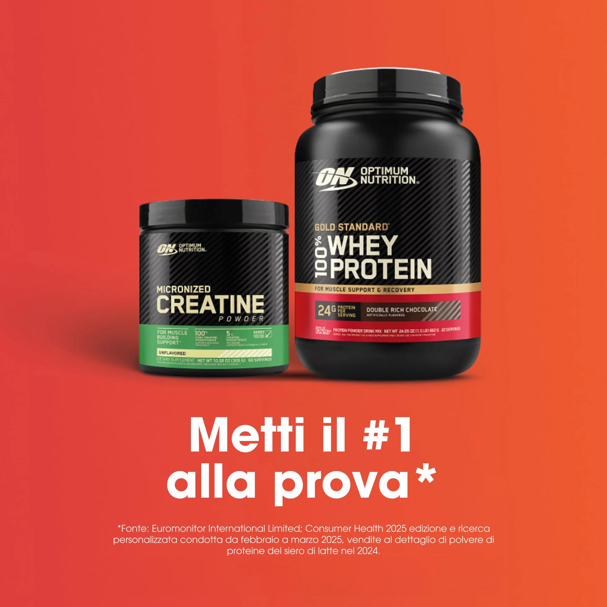 Optimum Nutrition Creatina Monoidrata Micronizzata in Polvere, 100% Pura, 317 g
