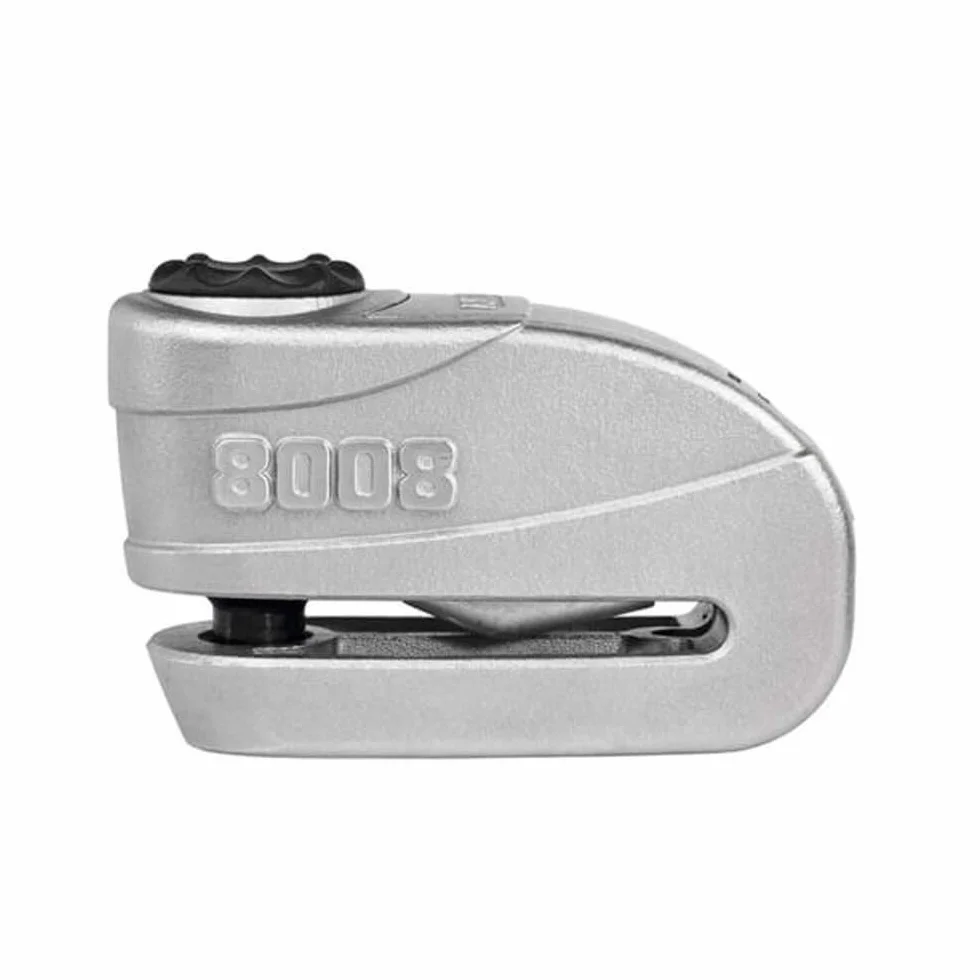 ABUS Blocca disco freno Granit Detecto XPlus 8008 2.0 - Blocca moto con allarme - Livello di sicurezza 19 - Grigio