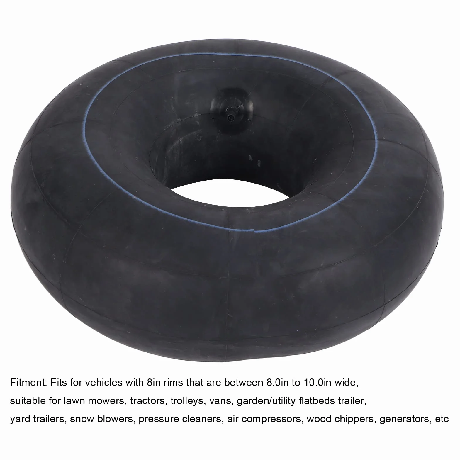 Camera D'aria per Trattori, Pneumatici Tosaerba 20x10x8 con Steli Valvola in Gomma Corti TR13 Adatti Veicoli Carrelli Pianali Cerchi da 8 Pollici Compresi tra 8,0 e 10,0