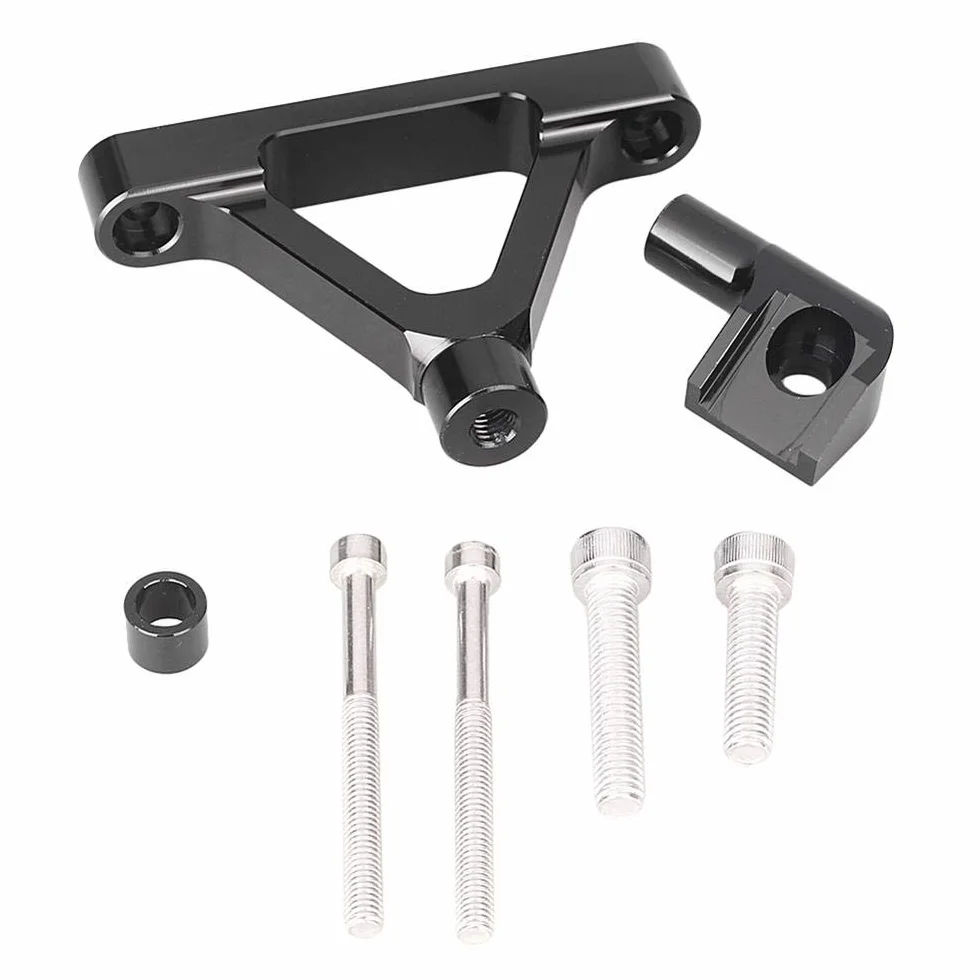 Tre T Moto Sterzo Stabilizzatore Ammortizzatore Staffa Kit di Montaggio Alluminio CNC Misura per Ninja ZX6R 2007-2008