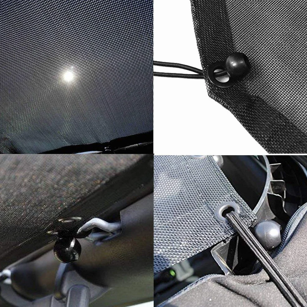 Parasole in Mesh Bikini Copertura Superiore Rete di Protezione UV per Wrangler Unlimited JK JKU 2007-2017