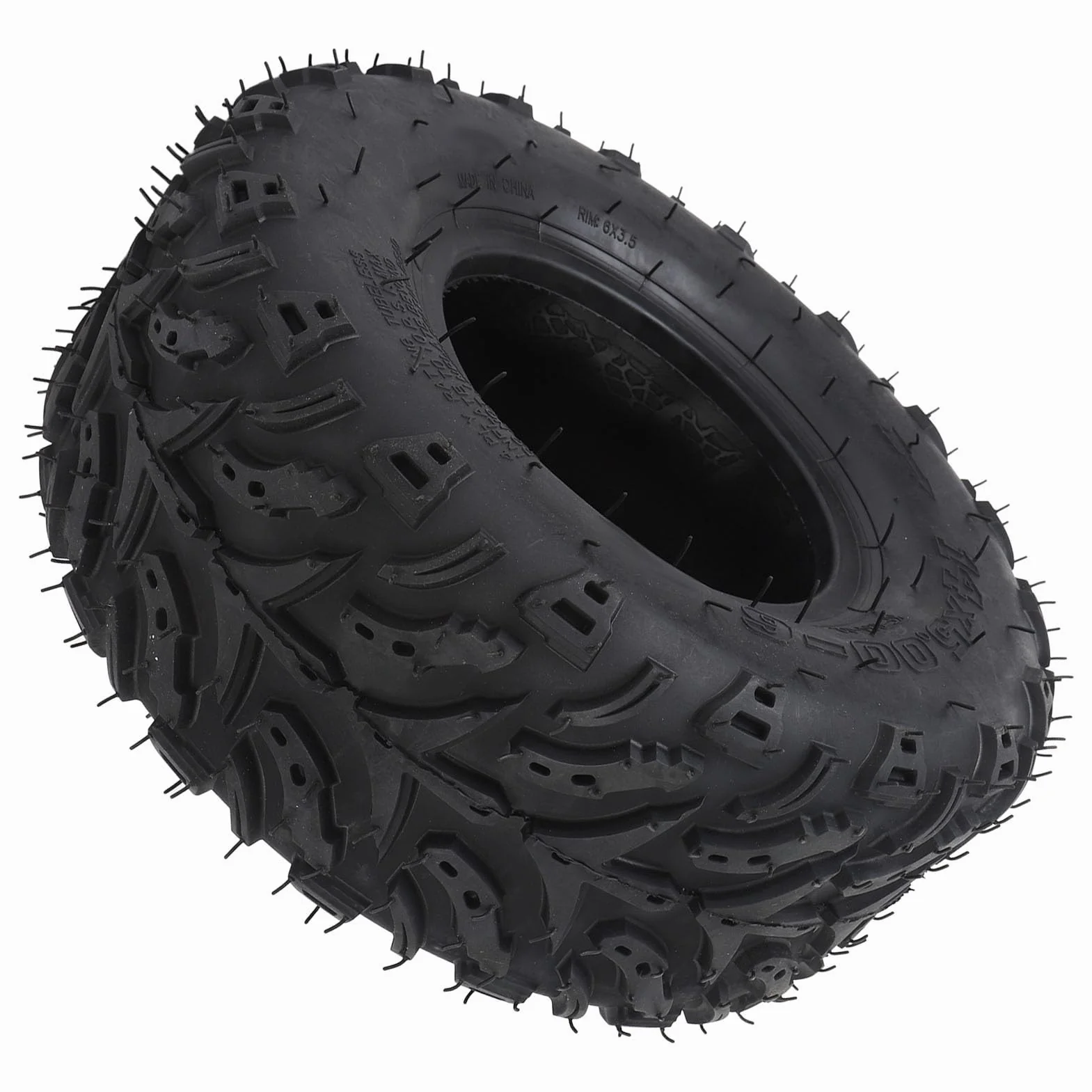 14x5.006 Pneumatico per Ruota Anteriore con Cerchio in Gomma, Elevata Durata per ATV, Quad, Fuoristrada, Go Kart, Carrello da, Mini Bici, Maneggevolezza Migliorata su Fango,