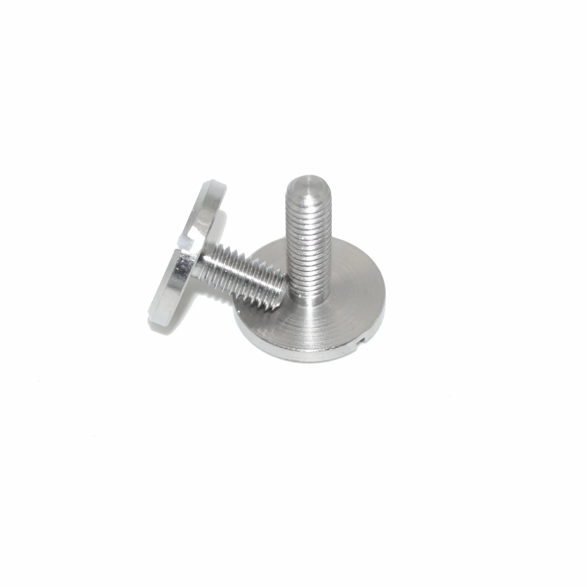 Viti a testa piatta M4X5 acciaio Inox A1 DIN 921 2 pezzi