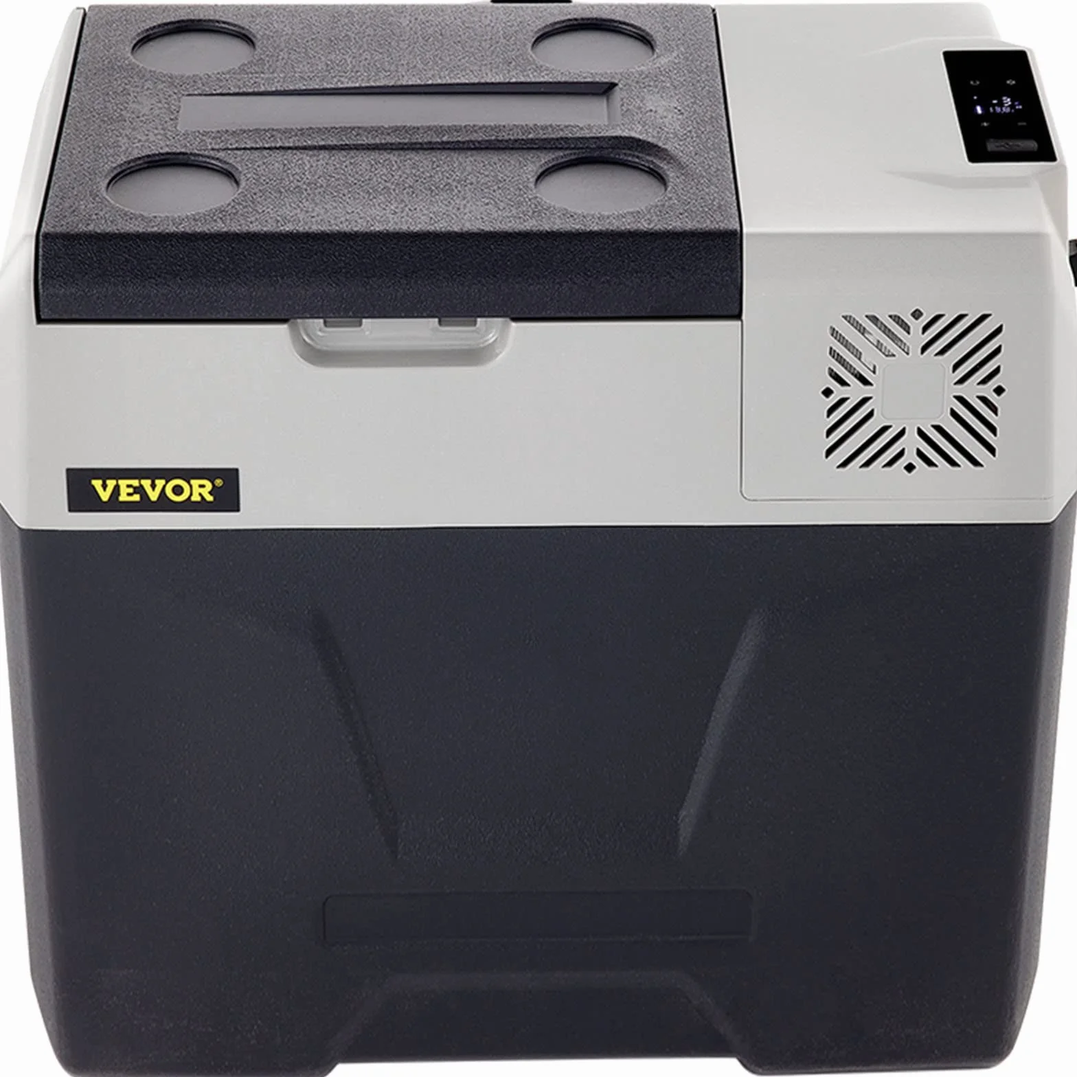 VEVOR Frigorifero termoelettrico portatile 50 L frigorifero da viaggio per auto frigorifero portatile elettrico da viaggio per auto mini frigorifero per auto mini frigorifero per bevande con LCD