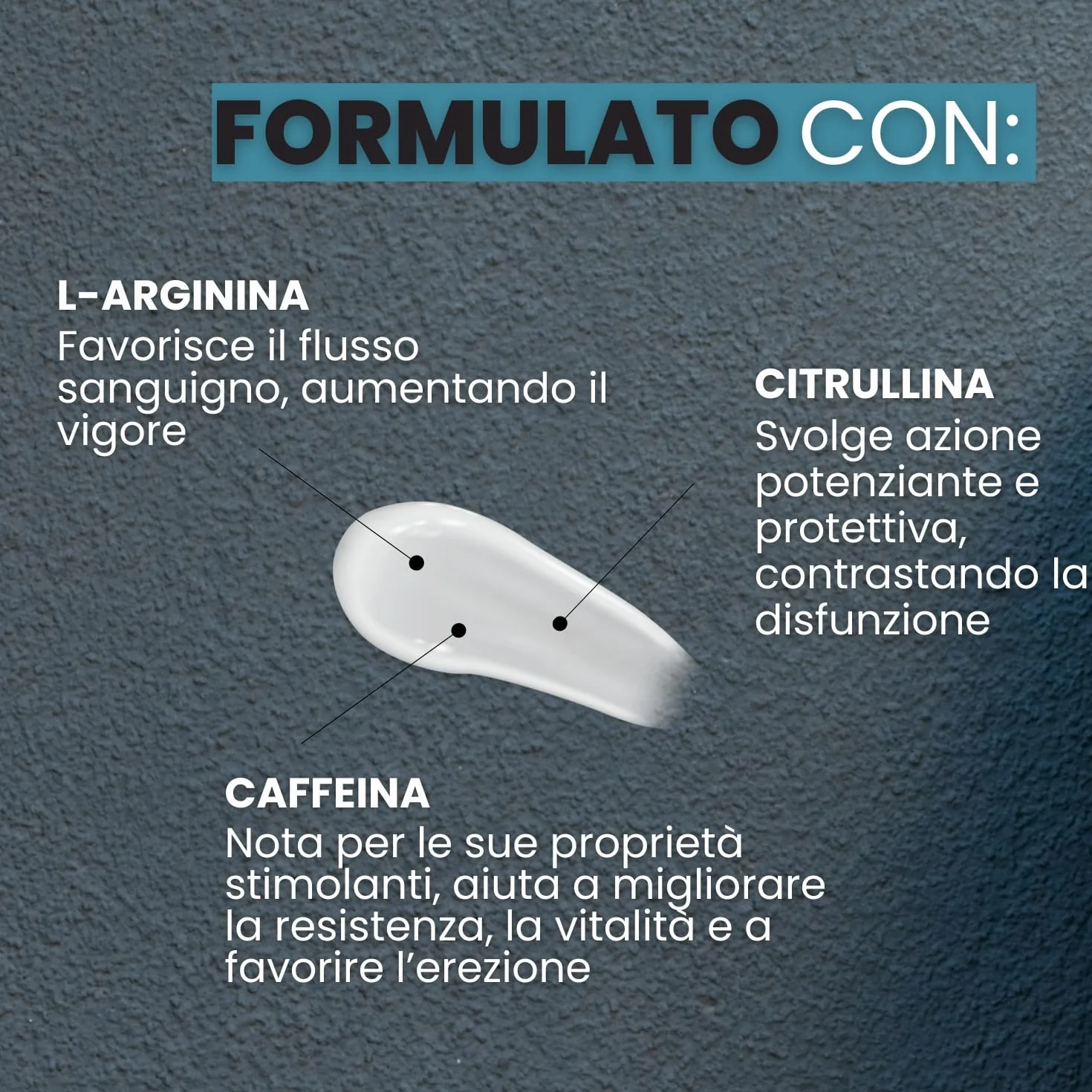 ANDRO XXL Crema Gel per Erezione Pene Forte e Duratura, Gel Ritardante Uomo con Arginina Citrullina e Caffeina, 50ml