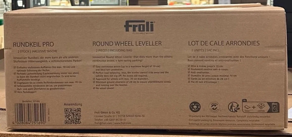 Froli PRO Set di 2 Cunei Rotondi