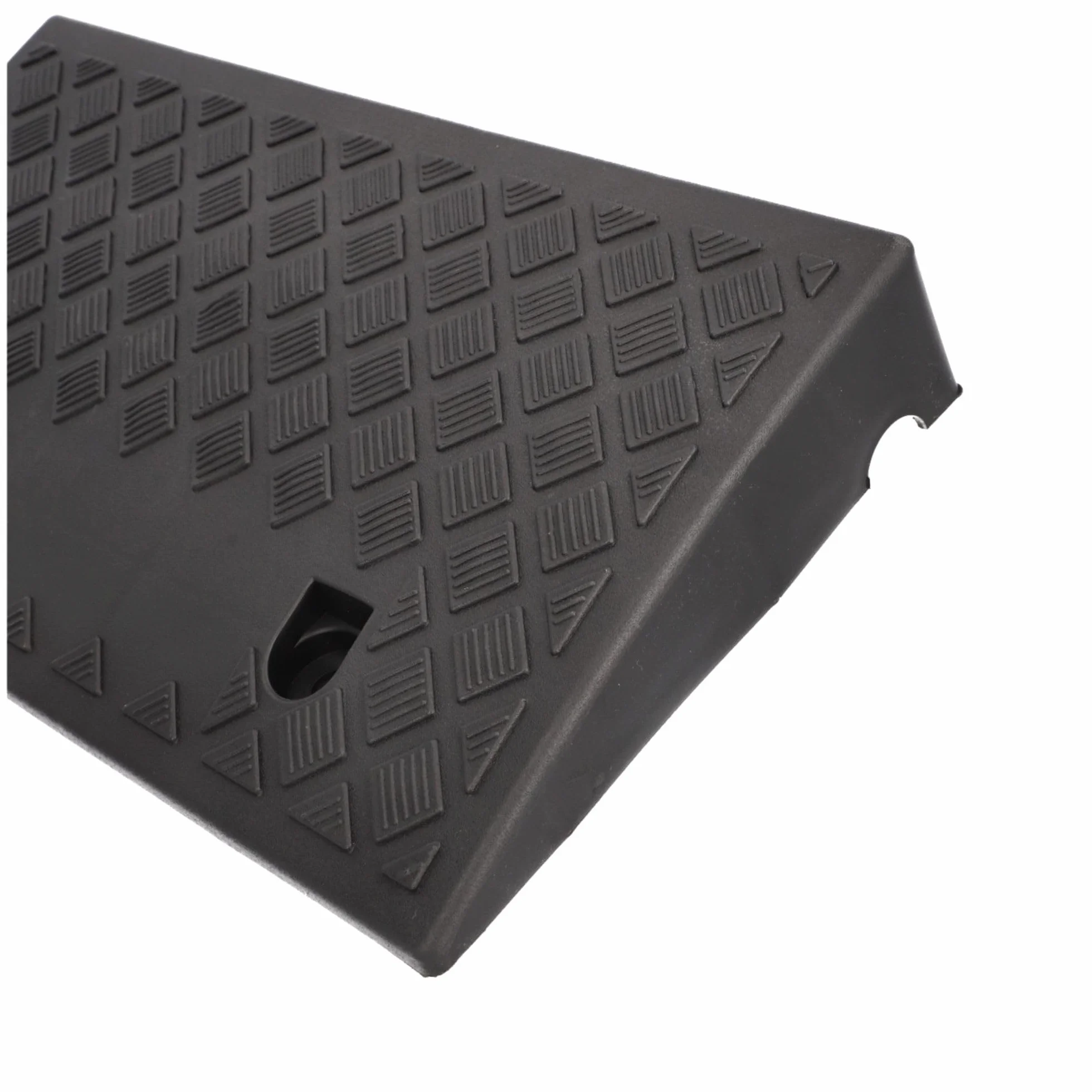 Cartrend 10646 - Rampa carrabile per marciapiede, Nero, 50 x 27 x 7 cm, Set di 2