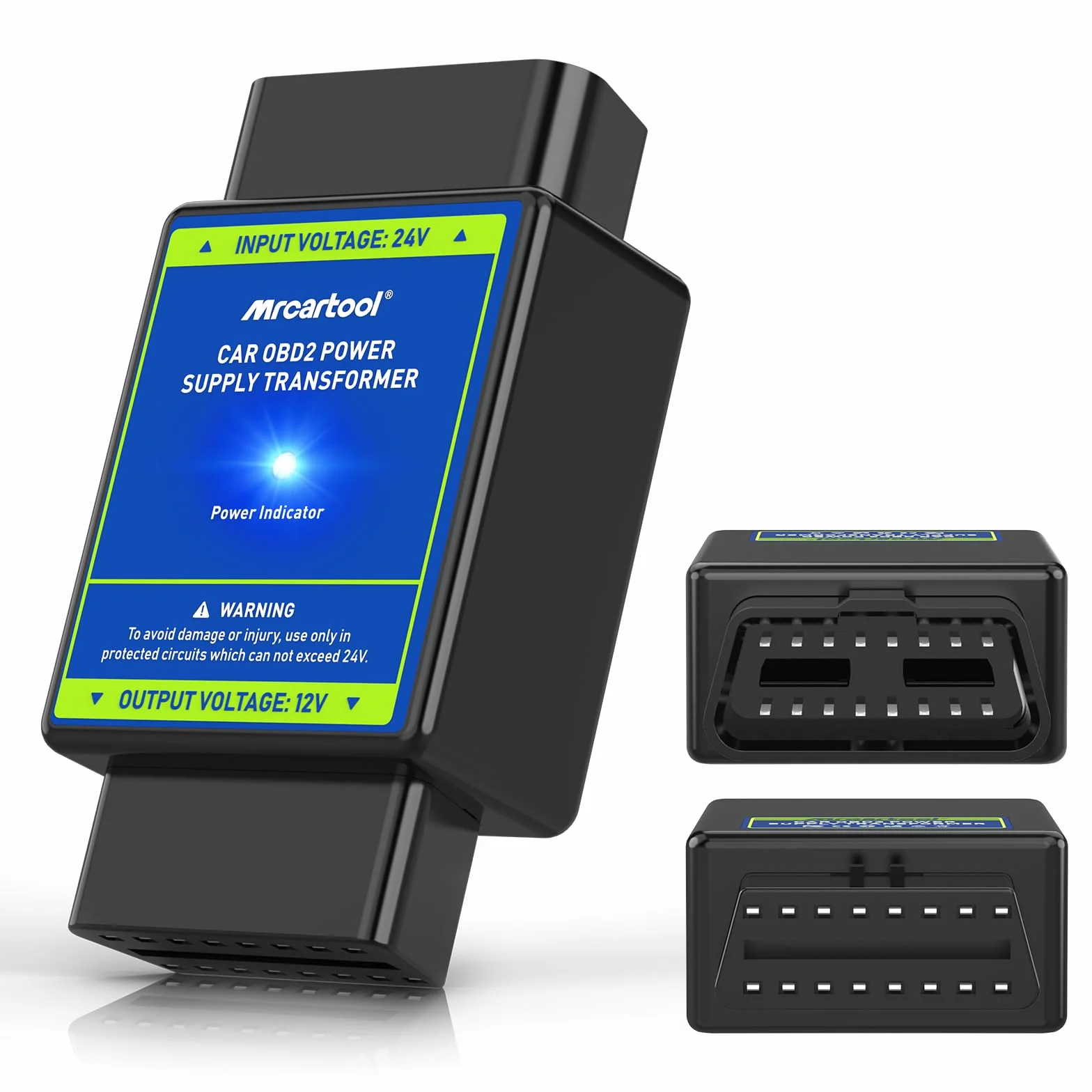 Alimentatore OBD2 24V a 12V Convertitore di Tensione 16 Pin MRCARTOOL