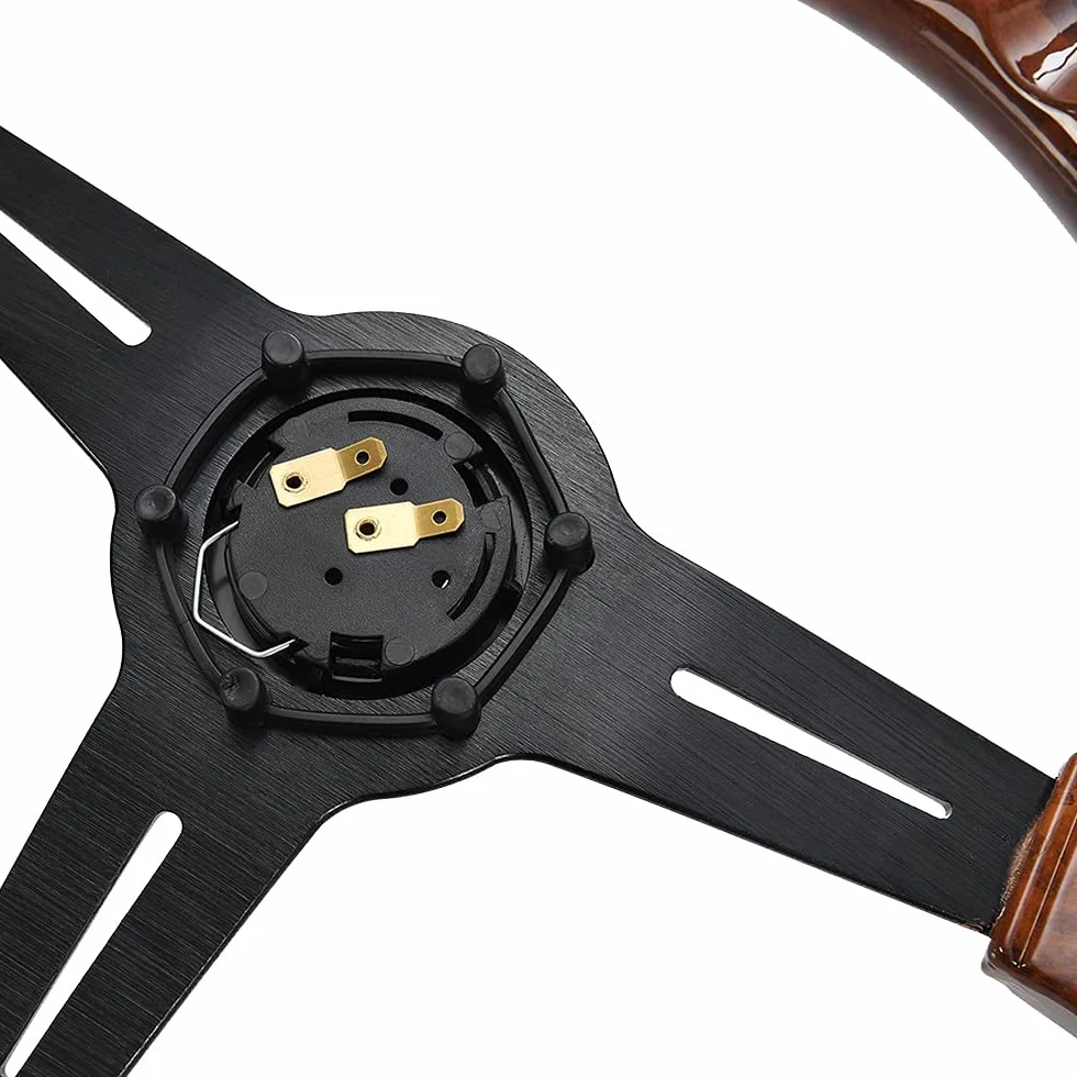 Volante Sportivo 14 Cali Legno Retro Universale per Deriva ADDOMINALI