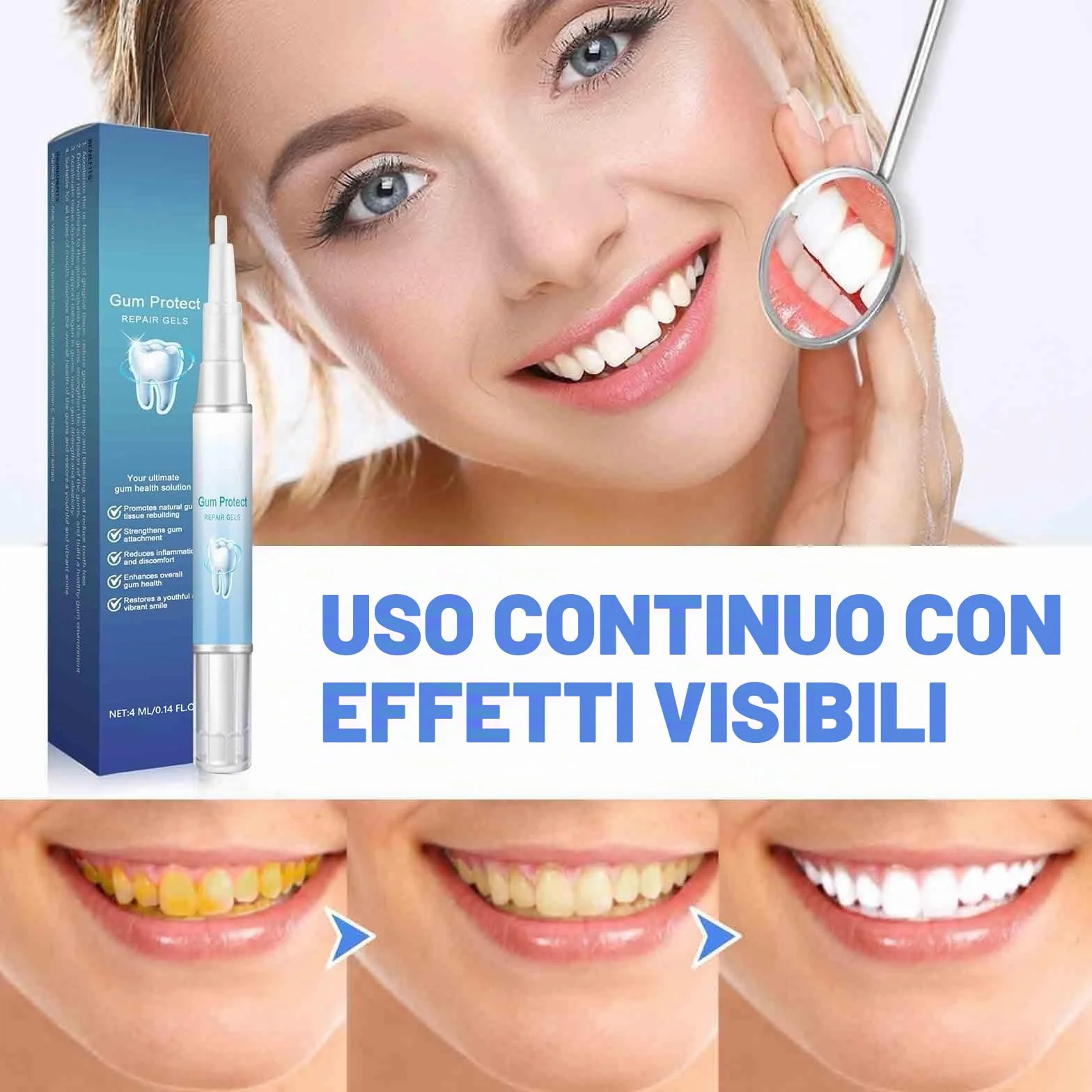 Gum Protect Repair Gel per Terapia Gengivale – Gum Shield Therapy GumSollievo Parodontale (5)