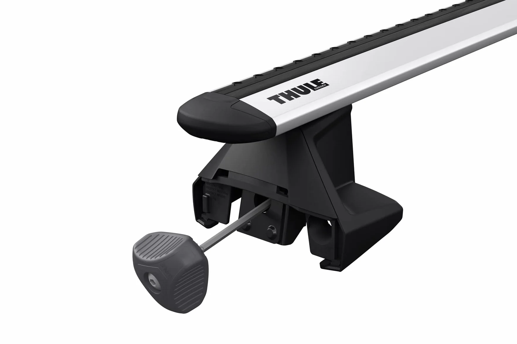 Thule Evo Clamp Piede Per Veicoli Confezione Da 4 Nero Black, One-Size