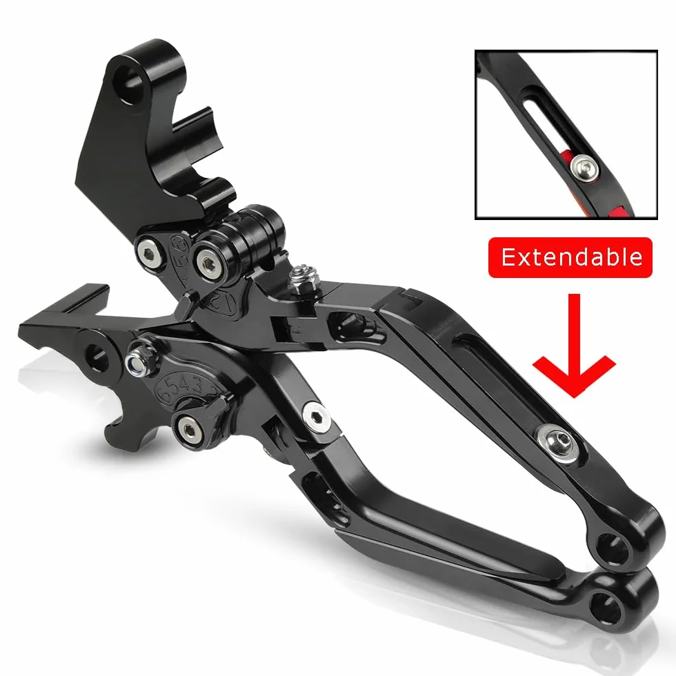 Regolabile Leve Freno e Frizione Set per CFMOTO 400NK 650NK 2023 400GT 650GT 2022 700CLX 2022 800MT - Nero