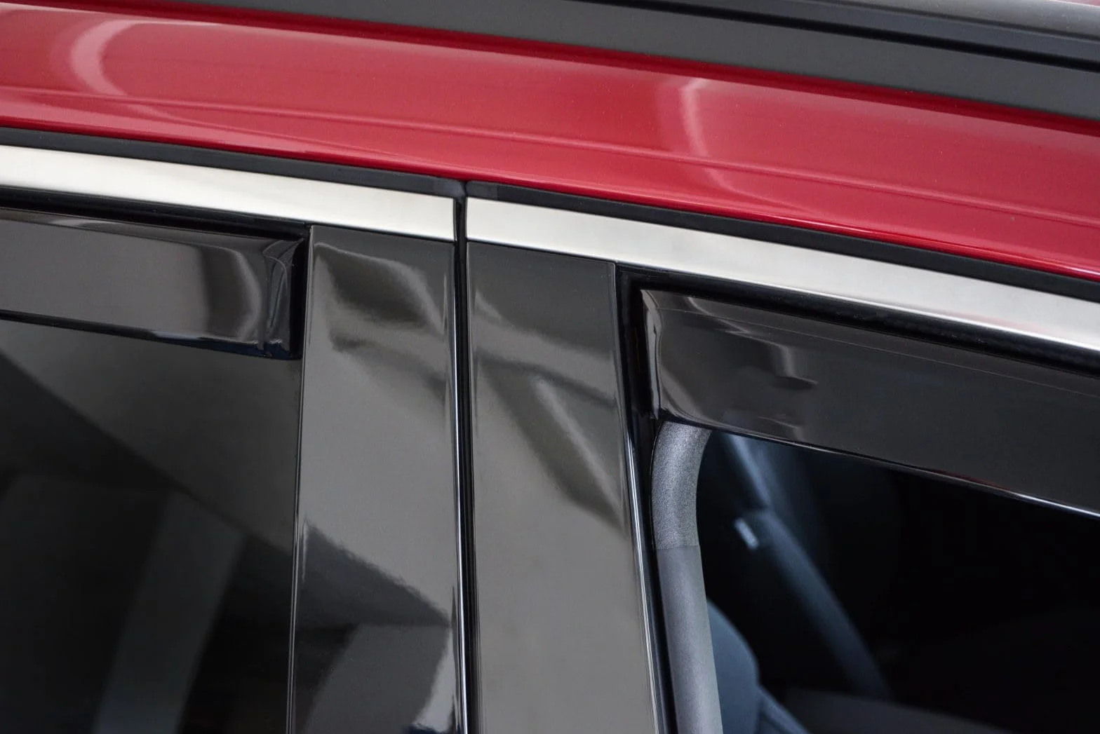 Deflettori d'Aria per Hyundai Tucson 4 dal 2020, Set da 4 Pezzi, Antiturbo Antivento Antipioggia, Nero Fumé