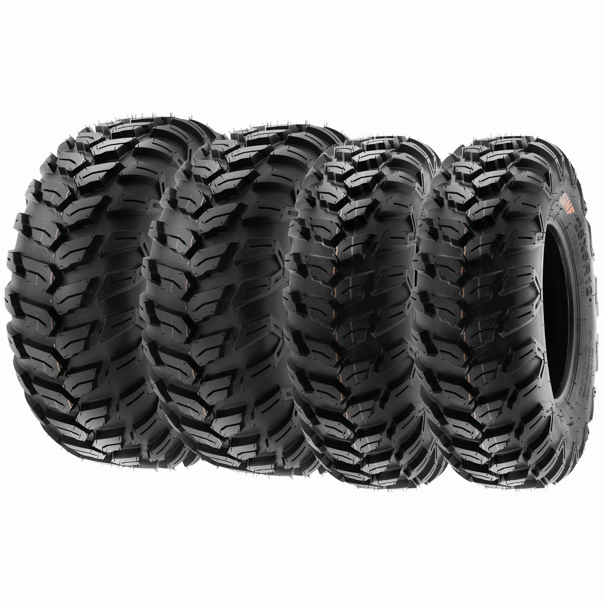 SunF A043 26x9-14 & 26x11-14 Sport-Performance XC ATV UTV Quad pneumatici radiali fuoristrada 6PR TL E4 Mark, set di 4 pezzi