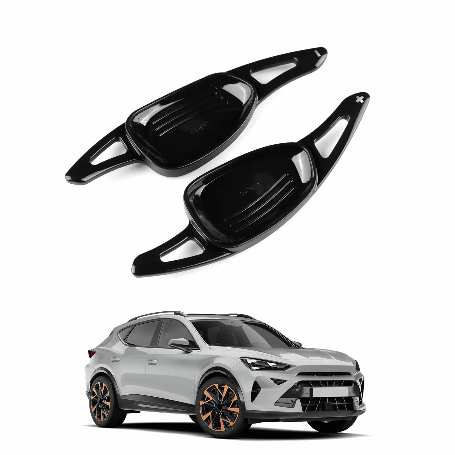 KUNGKIC Estensione bilanciere volante ABS Seat Cupra Leon Ateca Formentor 2021-2025 (nero)