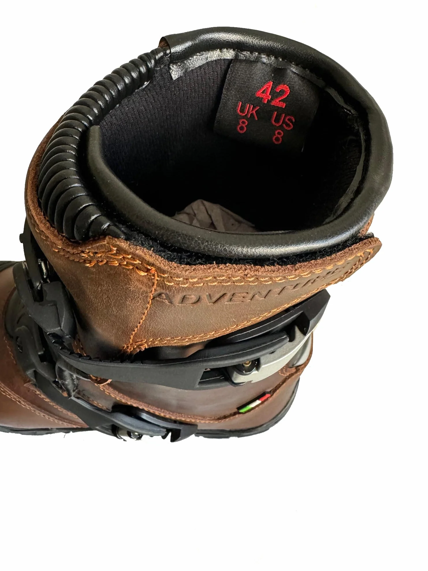 EVIRON Stivali da moto Adventure Low in pelle MX Off Road.