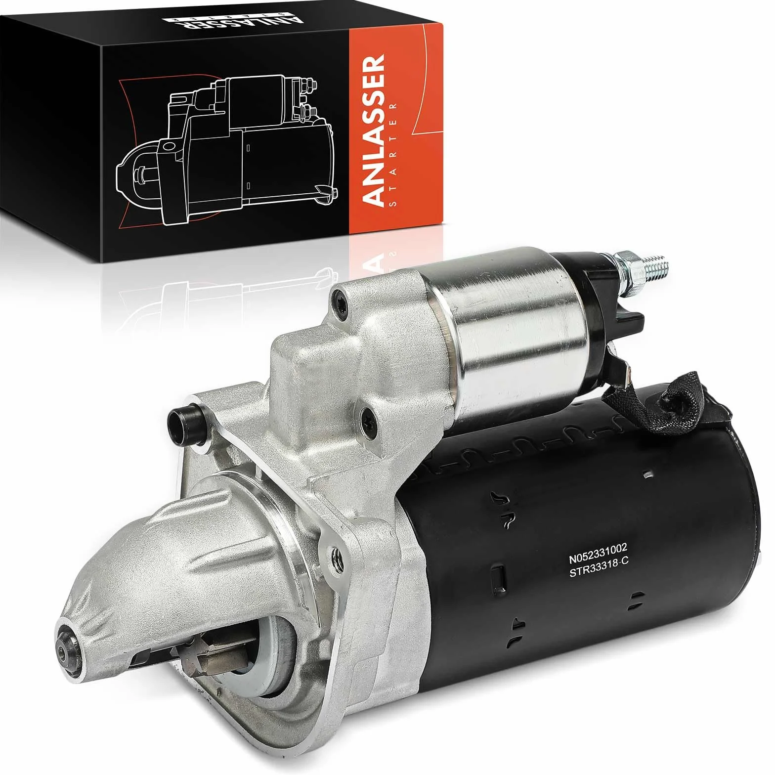 Frankberg Motore di avviamento Auto 2,5 KW/12 V/9 denti Compatibile con Ducato Furgone 250 3.0L Jumpy VF7 2.0L Ducato Bus 250 2.3L Replace# 55779086,51779086