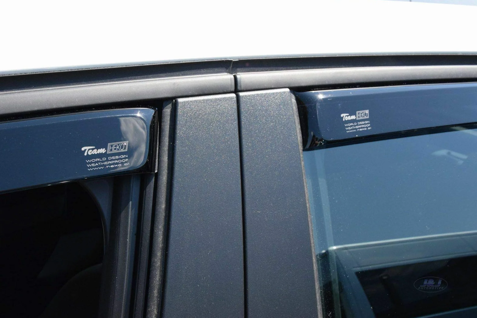 Deflettori d'Aria J&J AUTOMOTIVE per Citroen C3 2016-2023, Set da 4 Pezzi Nero Fumé