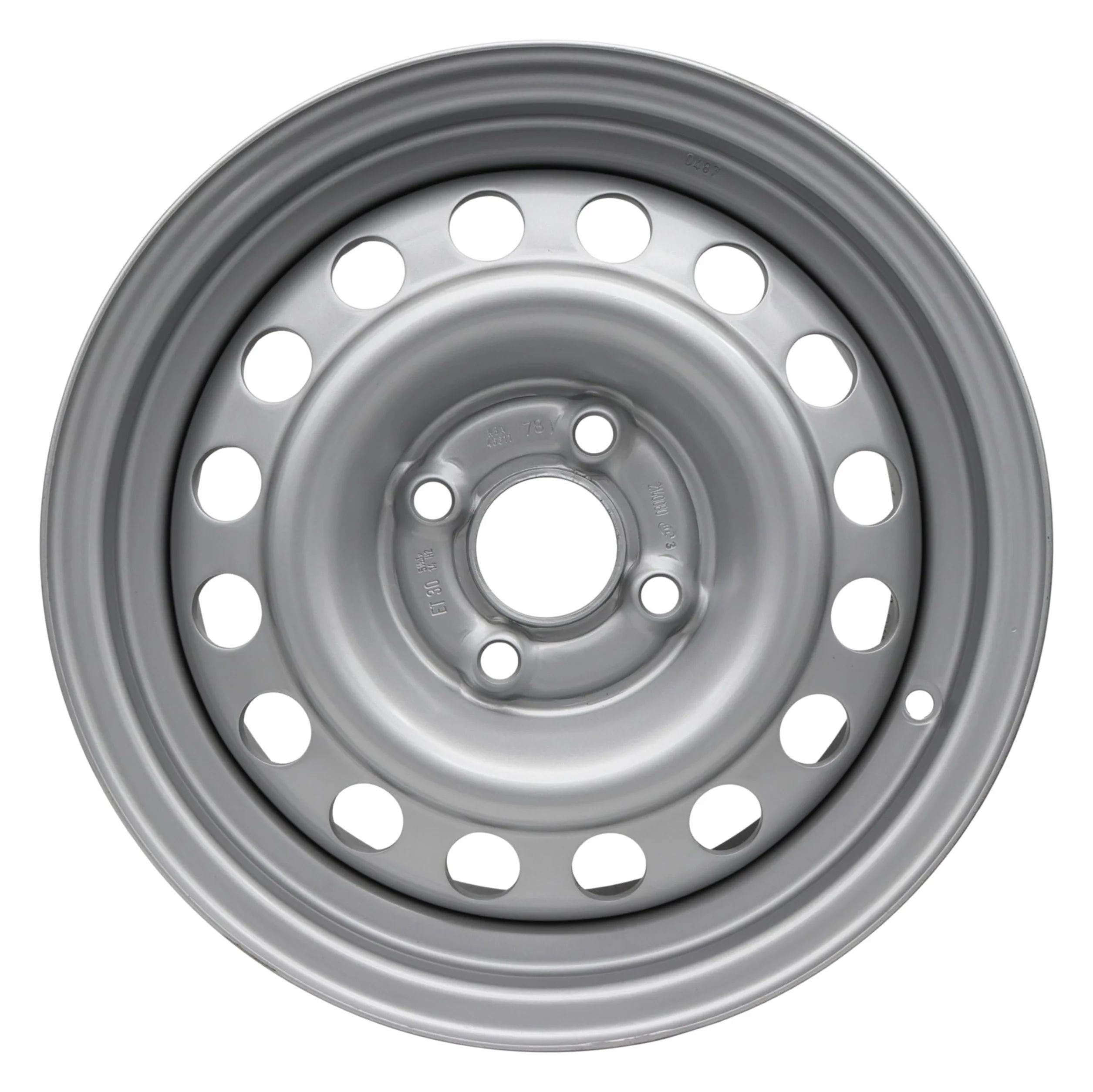trailer parts4u - Cerchione in acciaio per rimorchio 5,5 J x 14 pollici 100x4, ET30, portata 700 kg, ML 57, per roulotte, caravan, rimorchio, campeggio, con valvola (singolo)